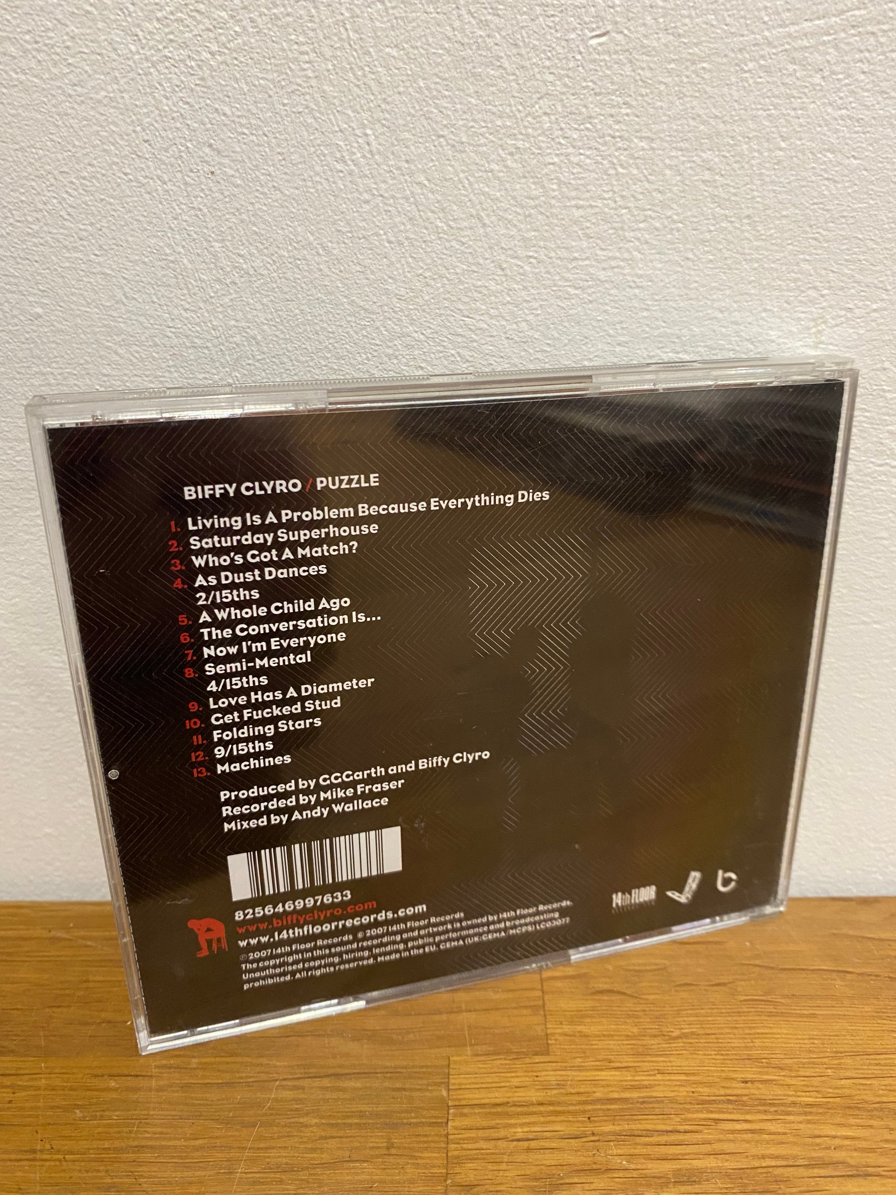 Biffy Clyro - Puzzle , cd album , 2007 14th floor records