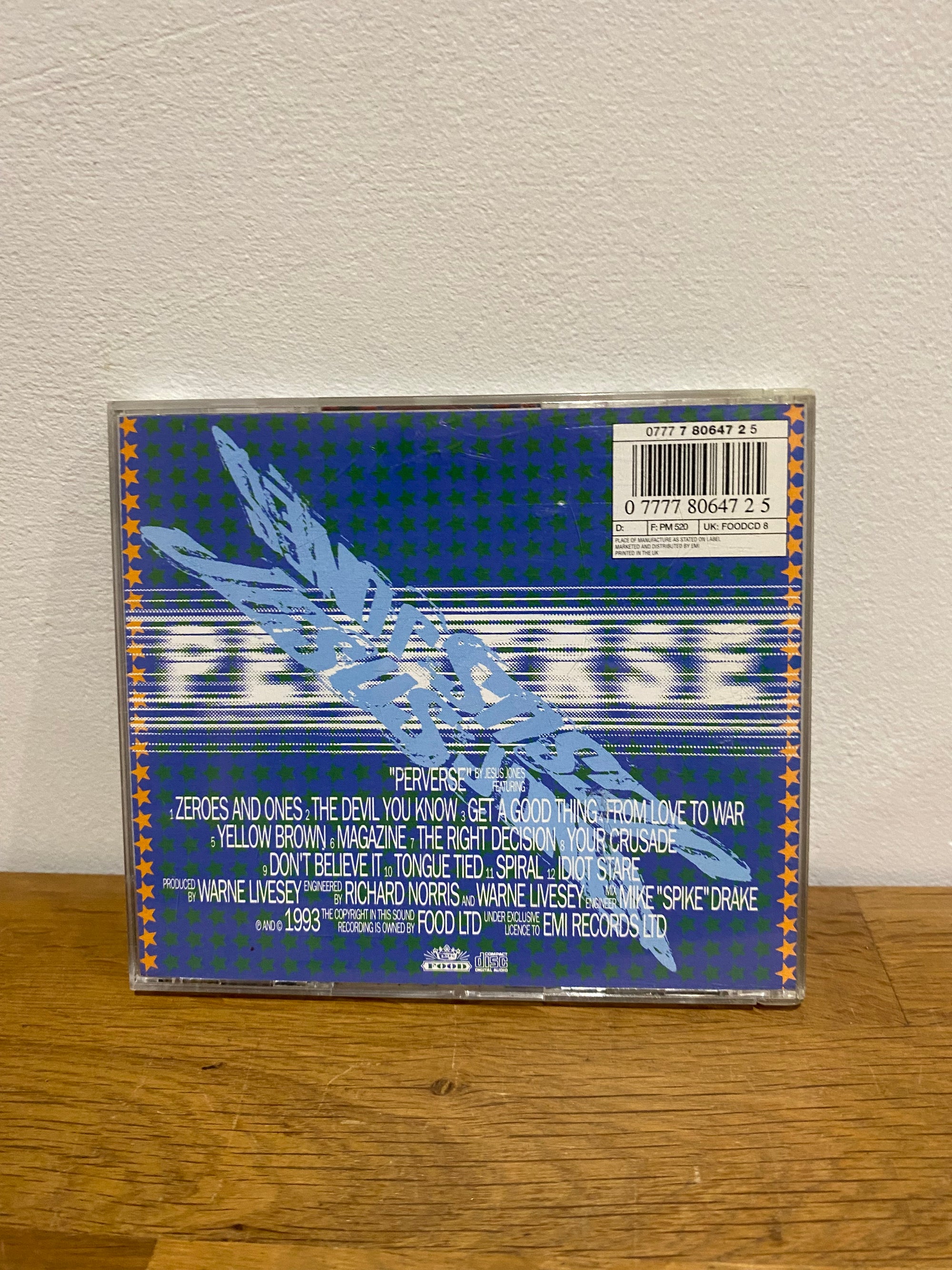 Jesus Jones - Perverse , cd album