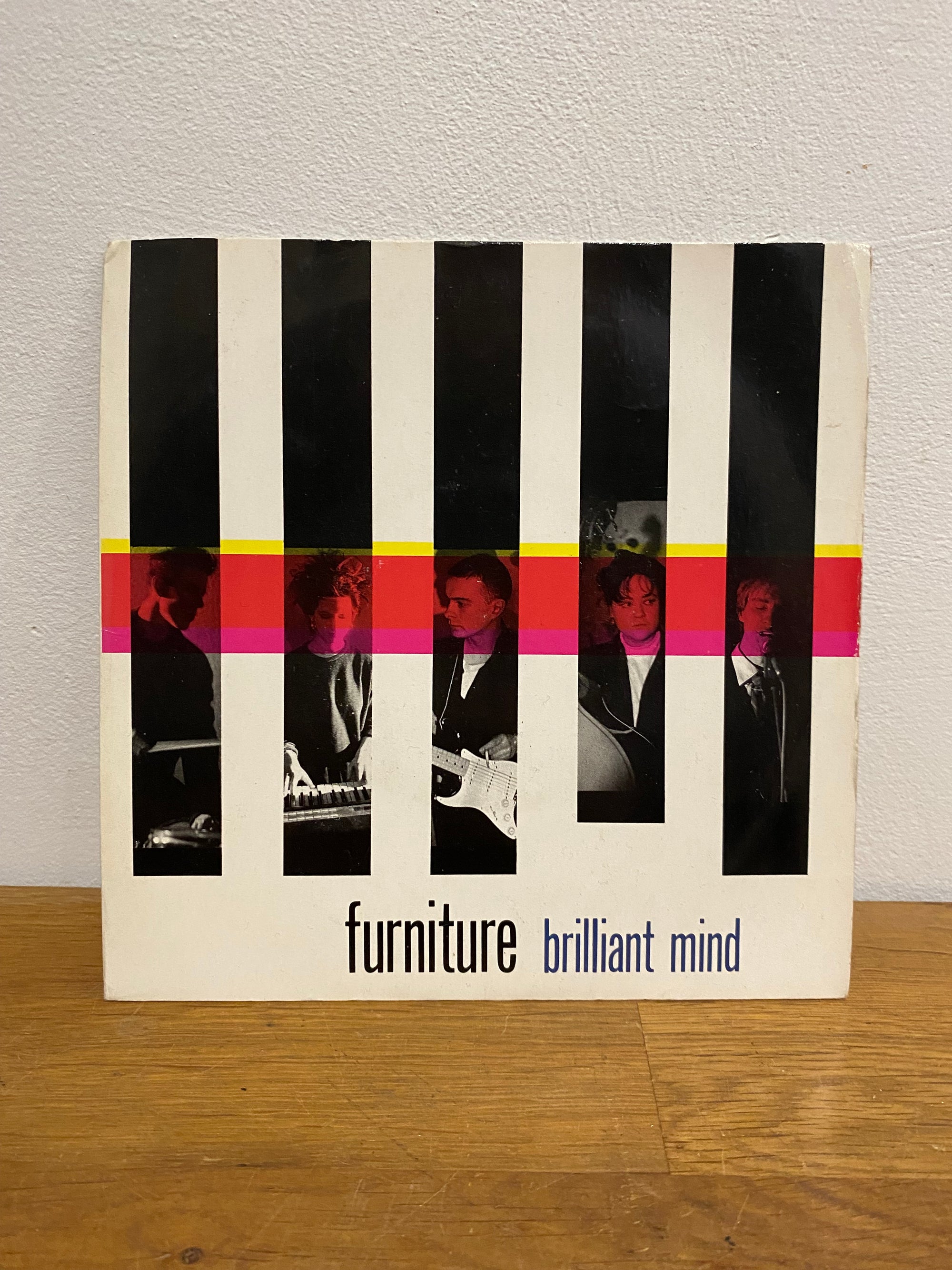 Furniture - Brilliant Mind , 7” single , 1986 Stiff Records