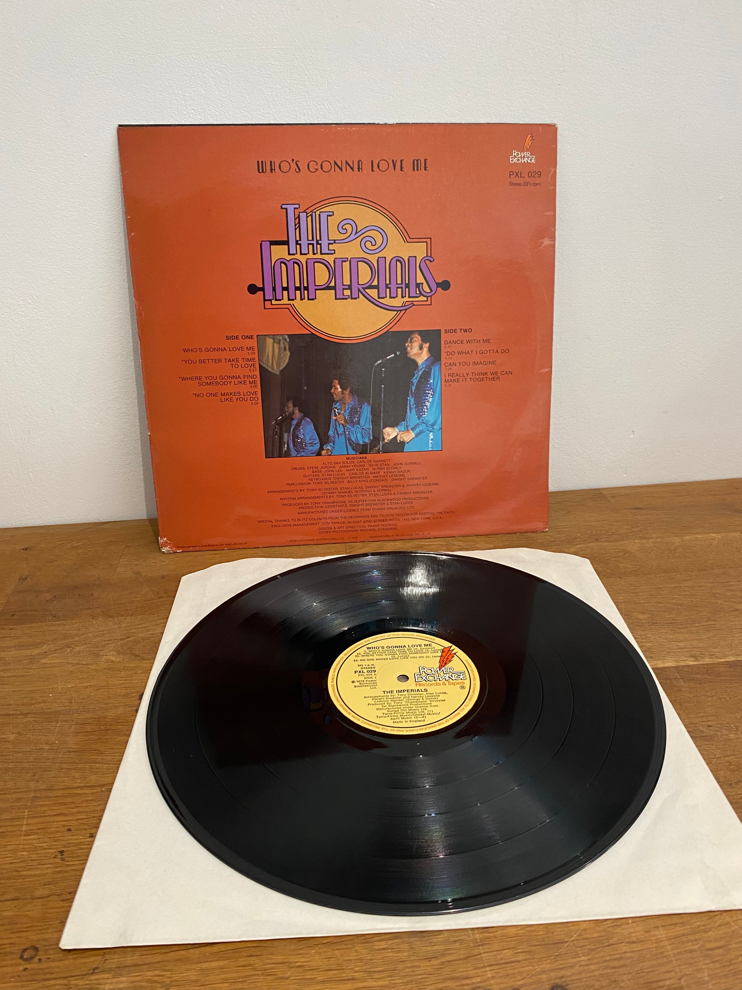 The Imperials - Who’s gonna love me, LP 1978
