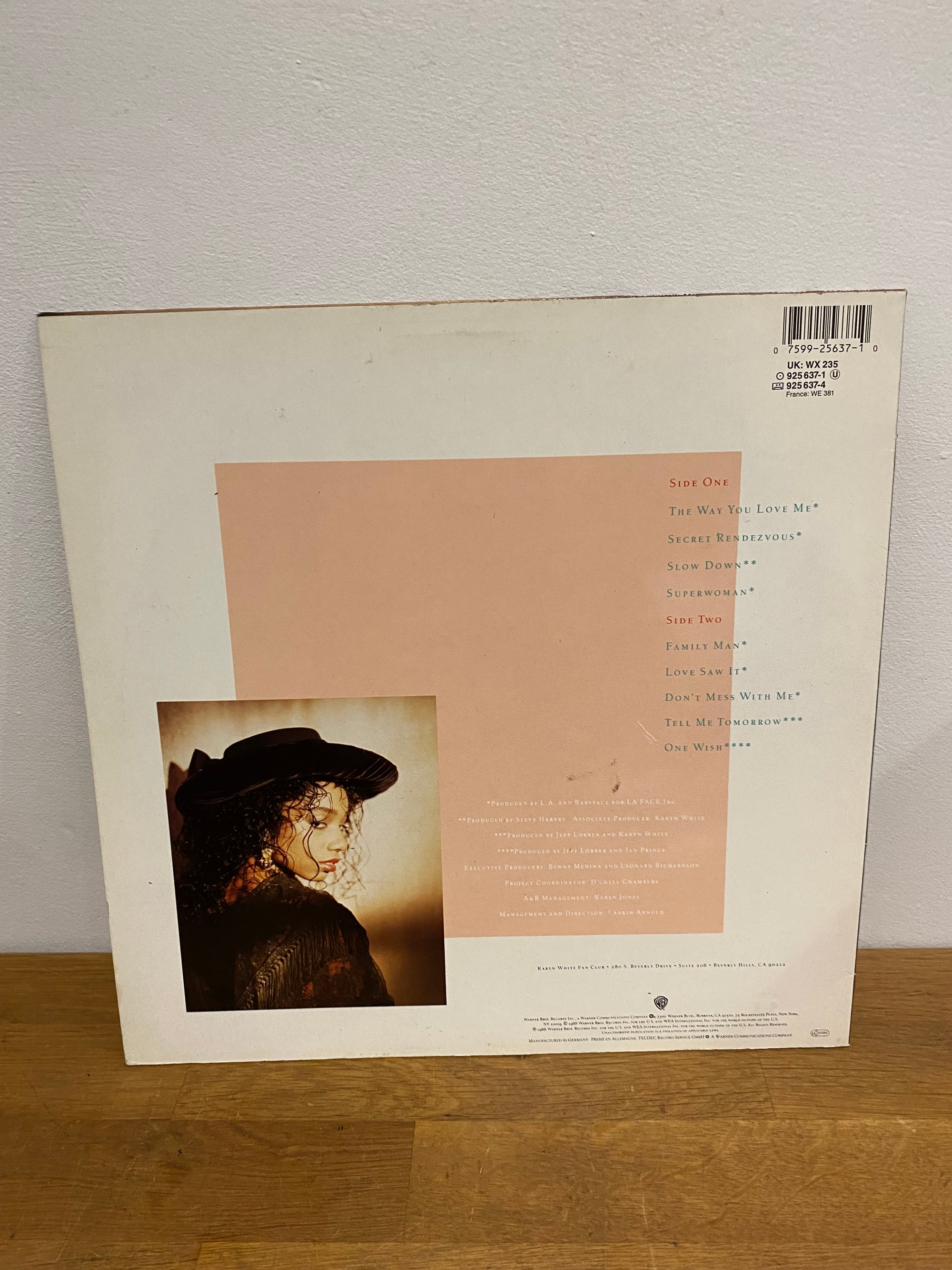 Karyn White - Karyn White Vinyl LP (1988)
