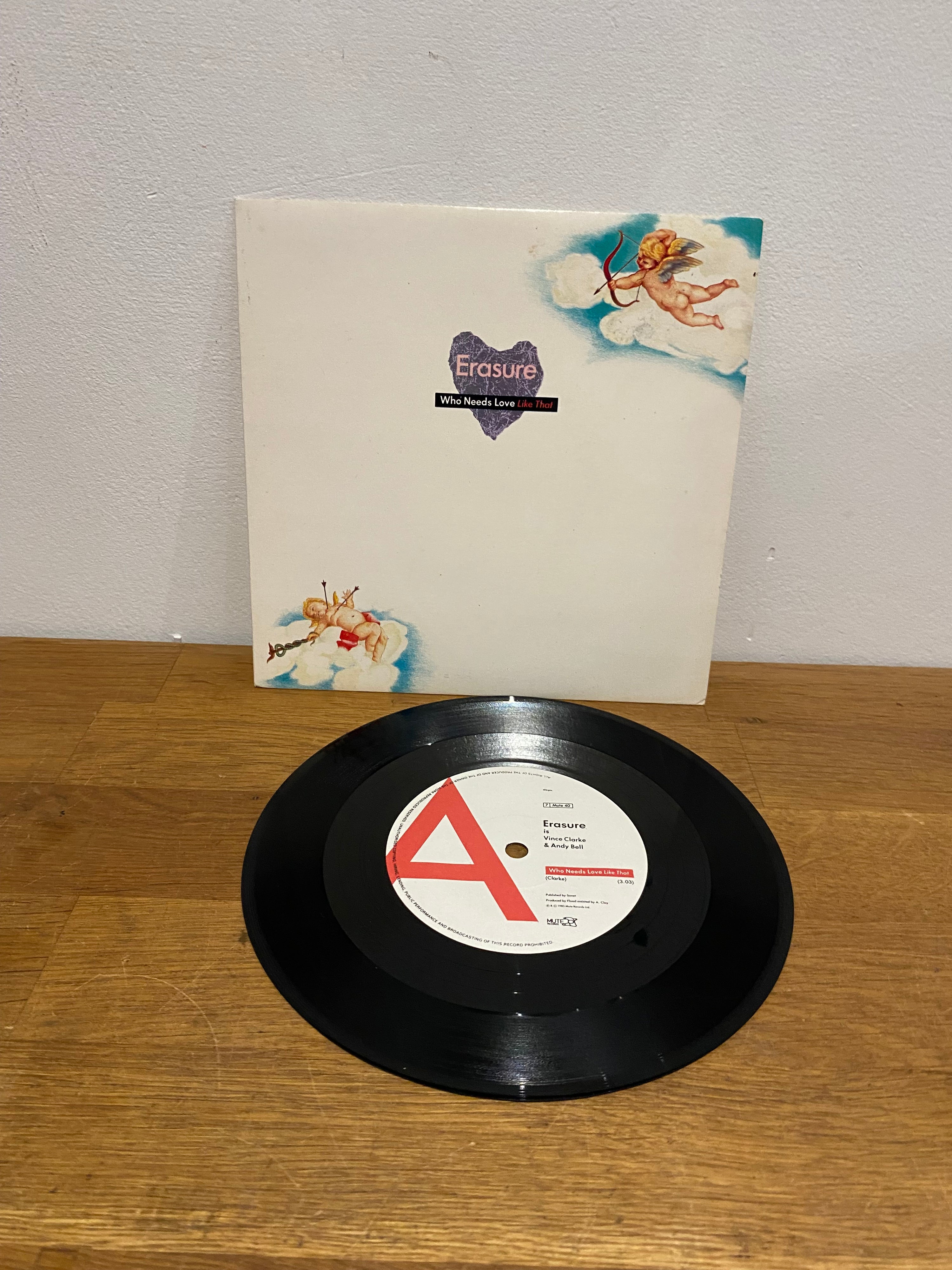 Erasure - Who needs love like that , 1985, 7Mute40