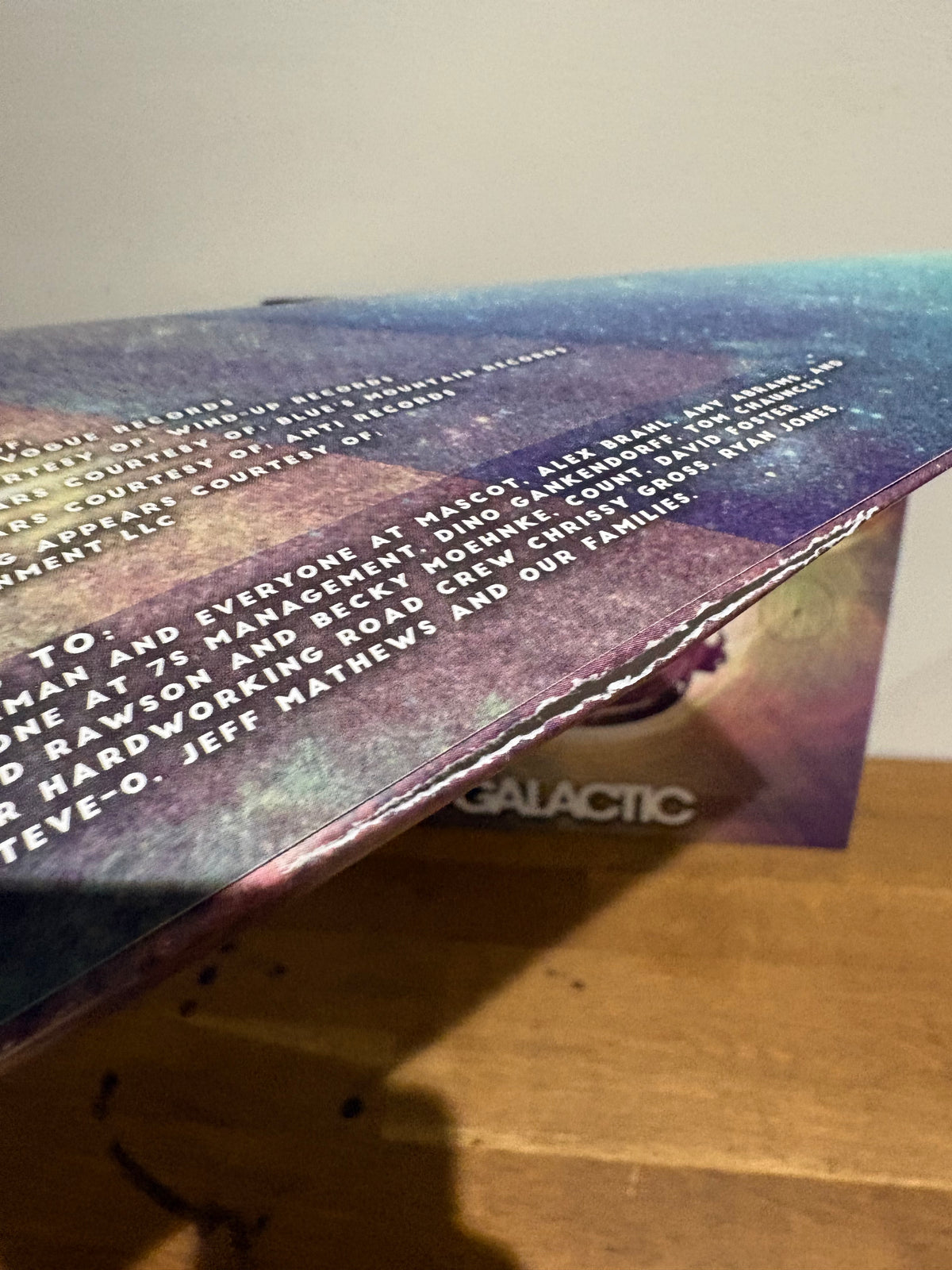 Galactic - Into the deep , LP album, 2015 Mascot Music Productions.