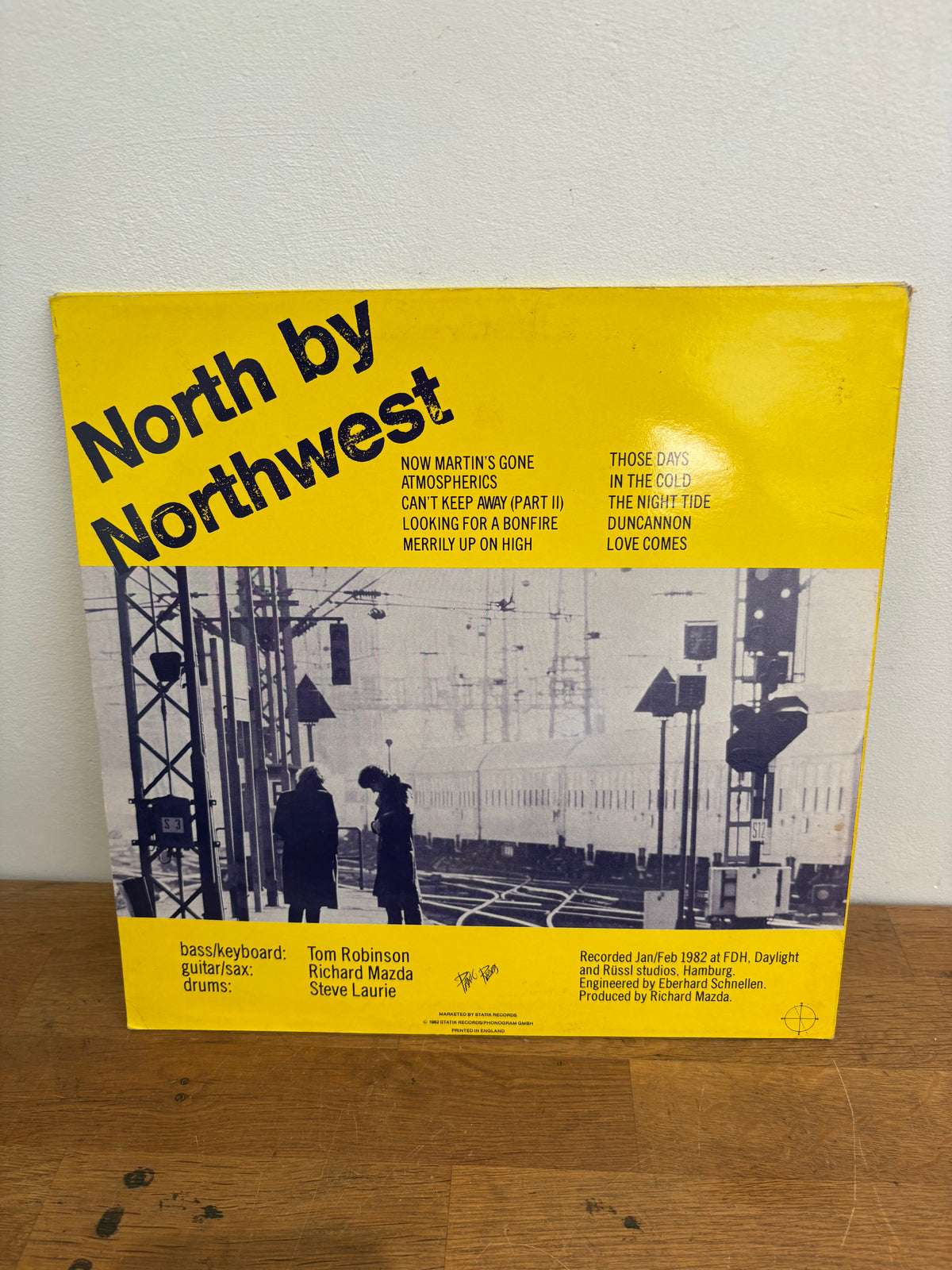 Tom Robinson - North by Northwest, Vinyl LP album, 1982. Statik records.