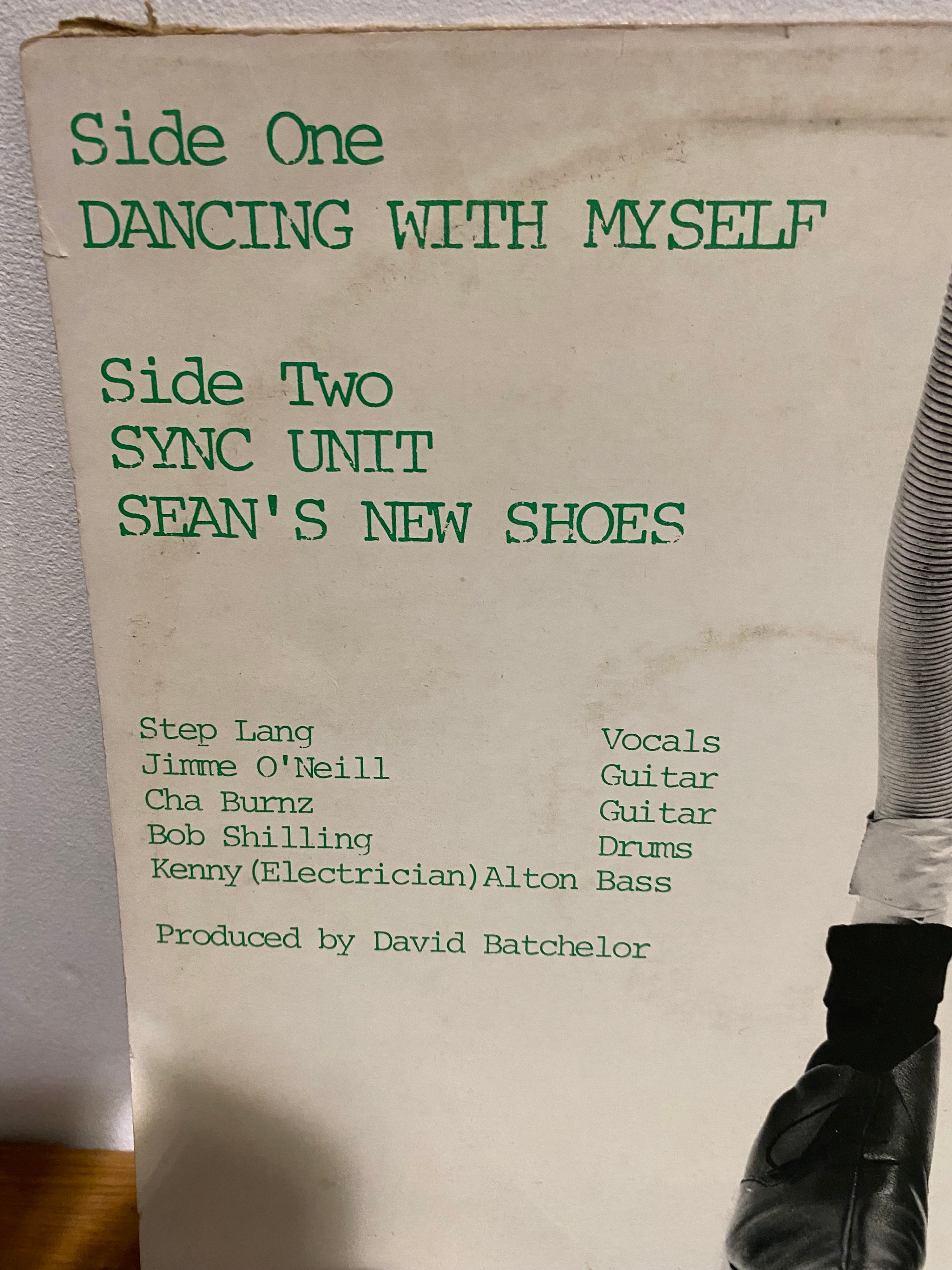 Fingerprintz - Dancing With Myself, 12” single , Green Vinyl, 1979 Virgin