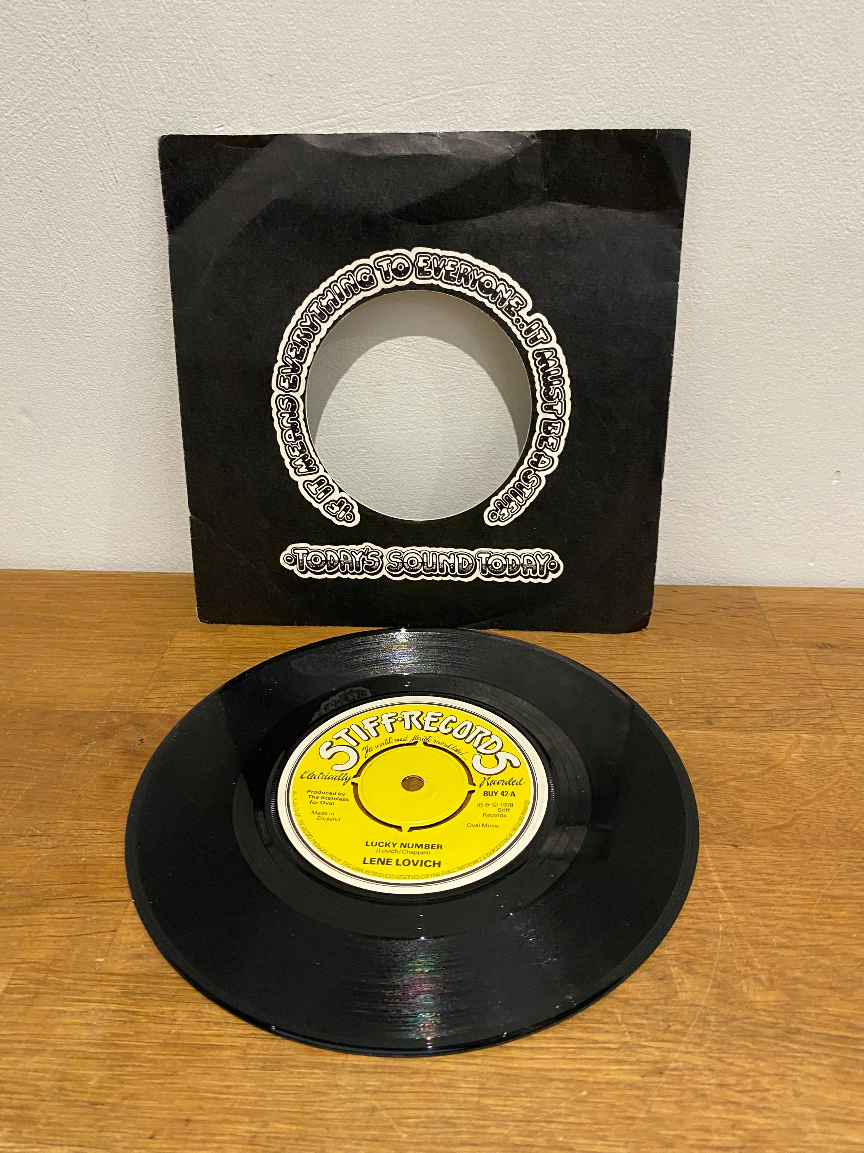 Lene Lovich - Lucky Number, 7” single, Stiff Records 1978