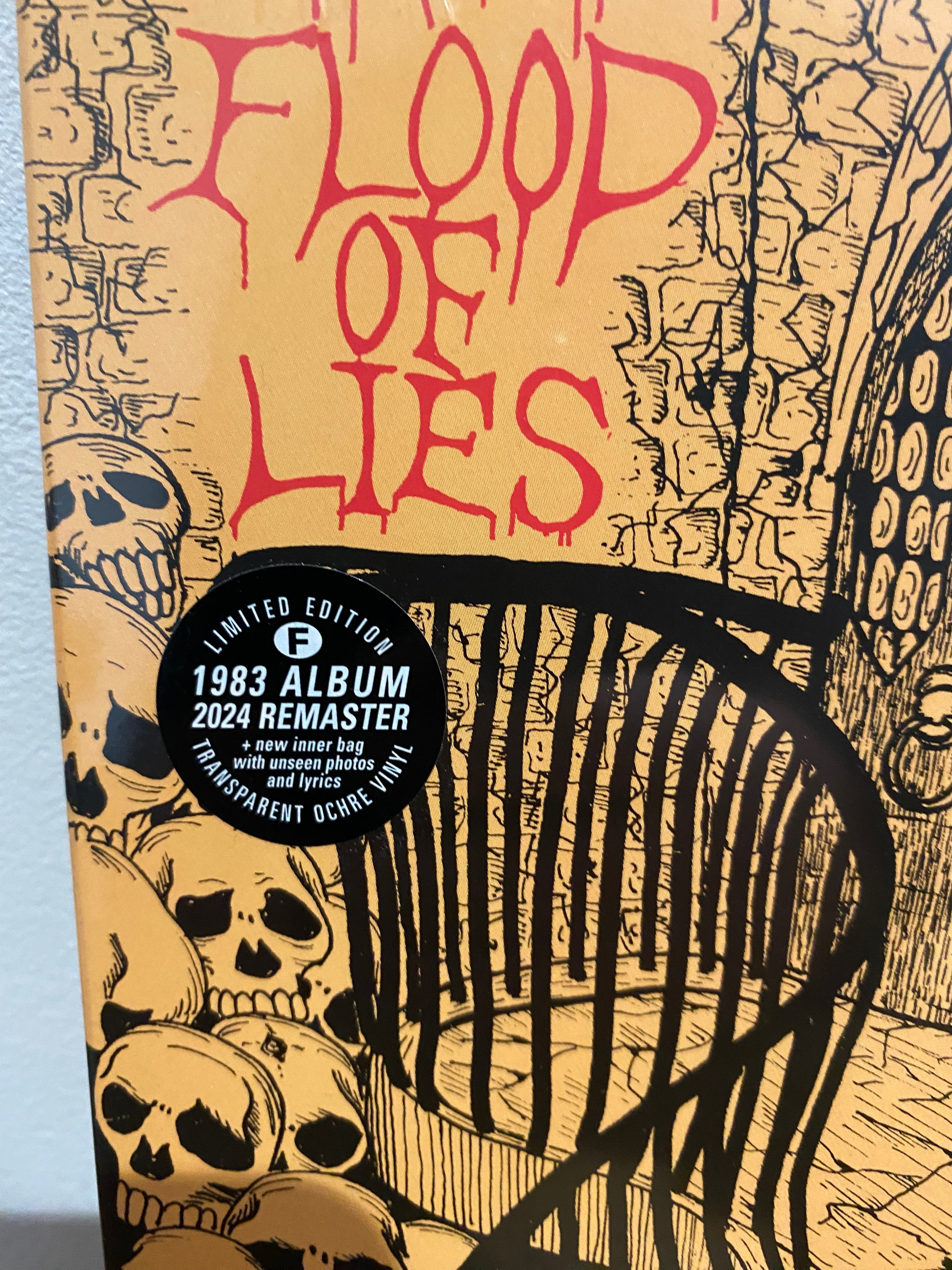 UK Subs - Flood of Lies , 2024 vinyl album, Ltd ed ,