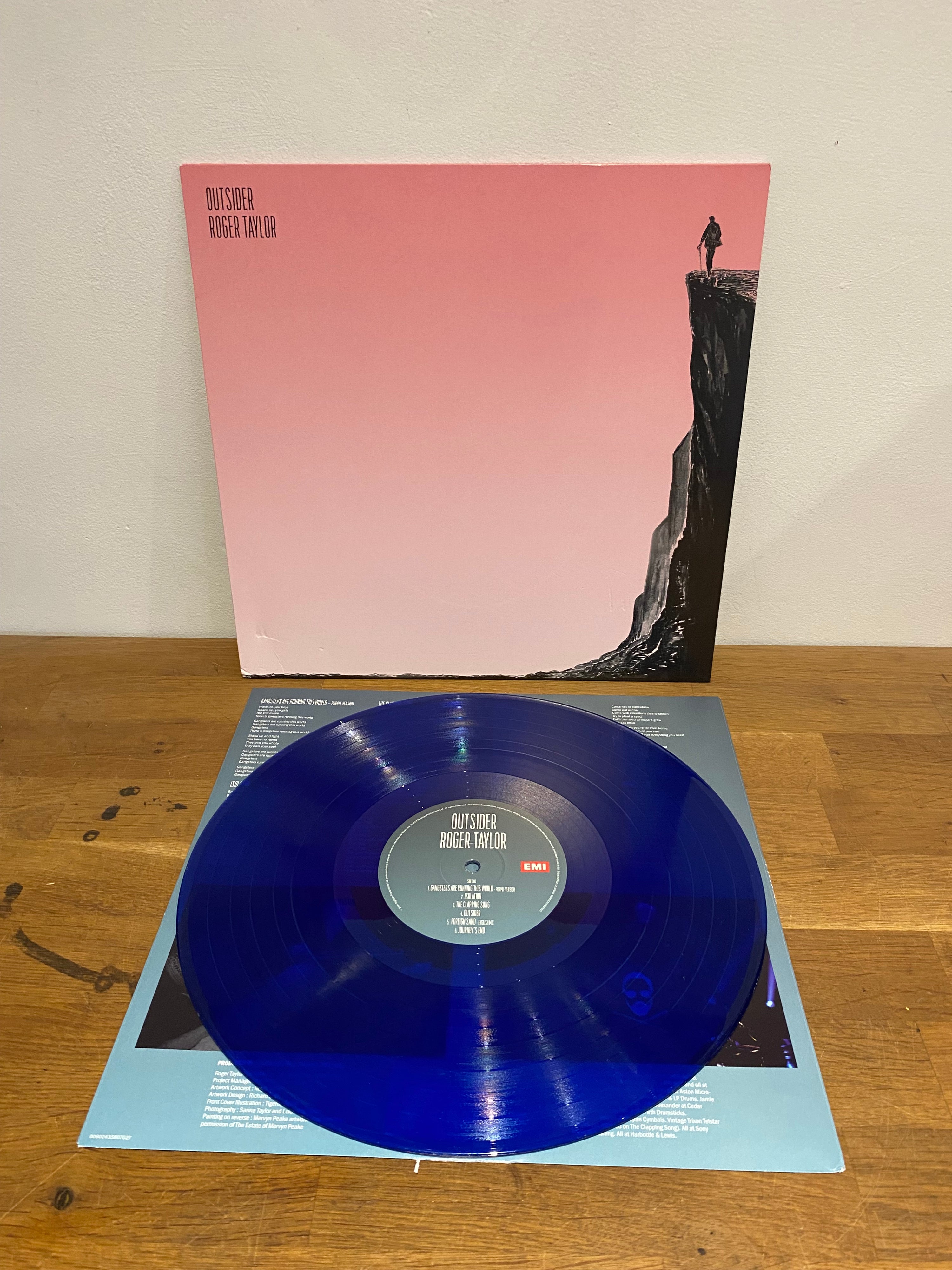 Roger Taylor - Outsider, 12” album , blue vinyl, EMI, 2021