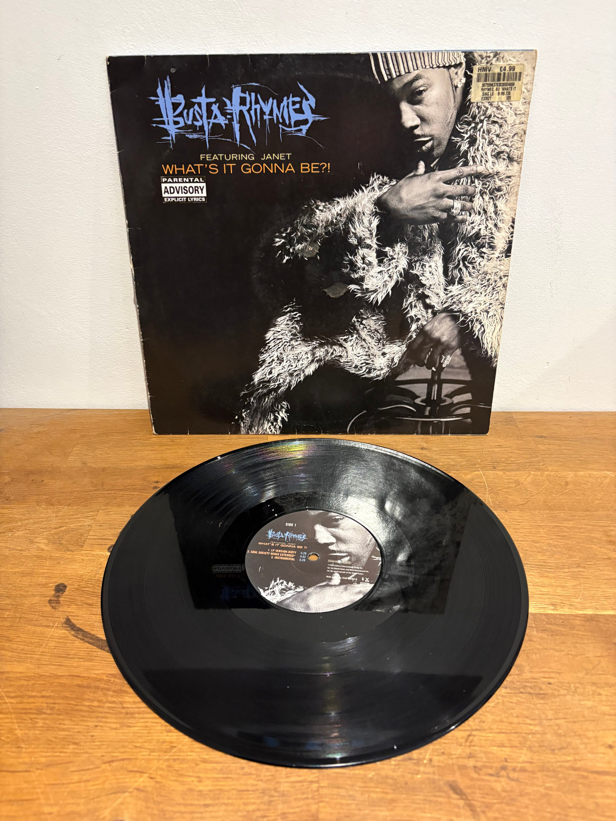 Busta Rhymes featuring Janet - What’s it gonna be?, 12 inch single, 1999 Elektra.