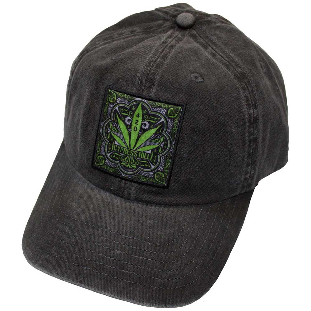 Cypress Hill Unisex Baseball Cap - 420 Leaf (Charcoal Grey) - Official Licensed