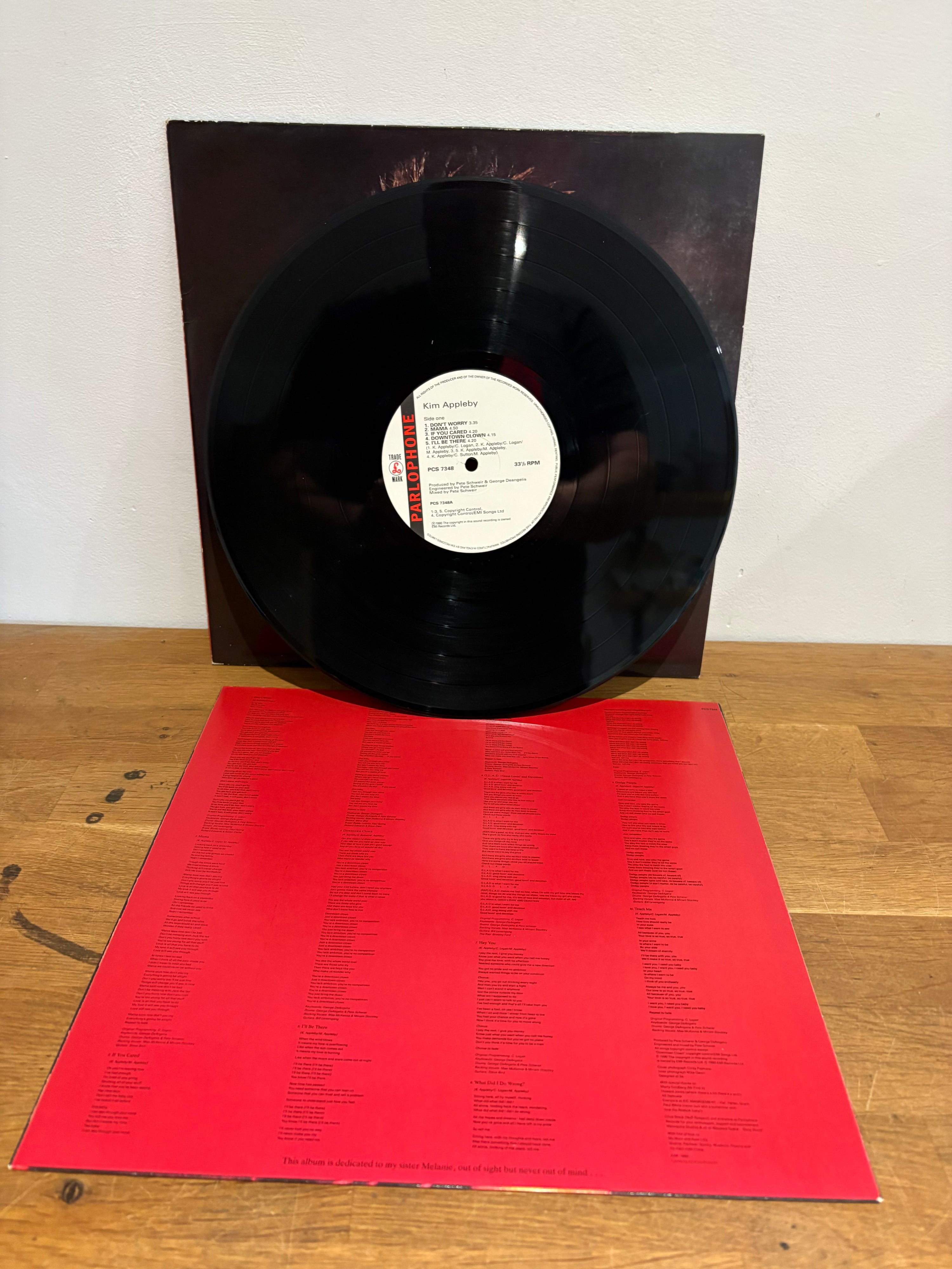 Kim Appleby - Kim Appleby , self titled LP , vinyl album, EMI 1990