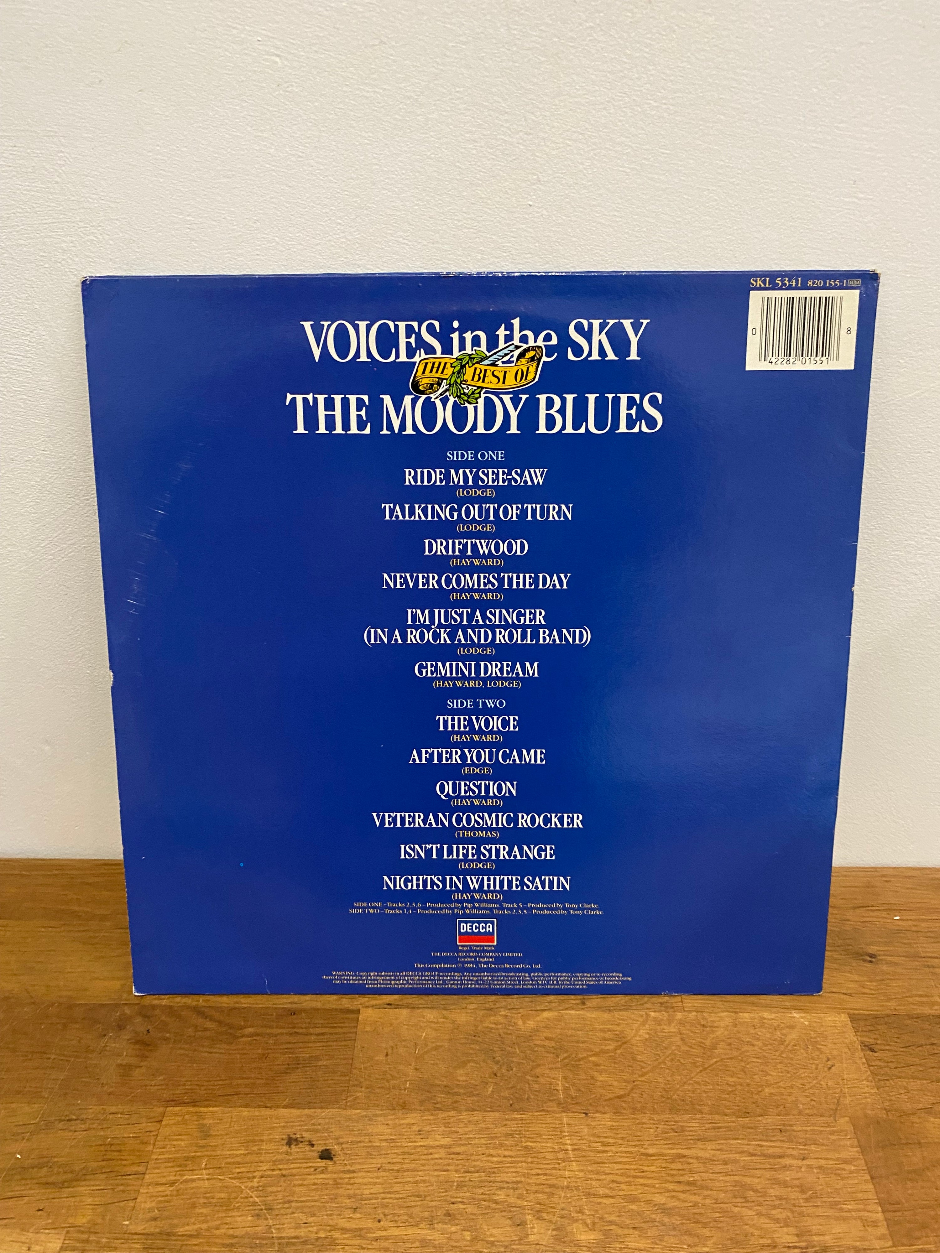 The Moody Blues - Voices in the sky , the best of , LP album, Decca 1984