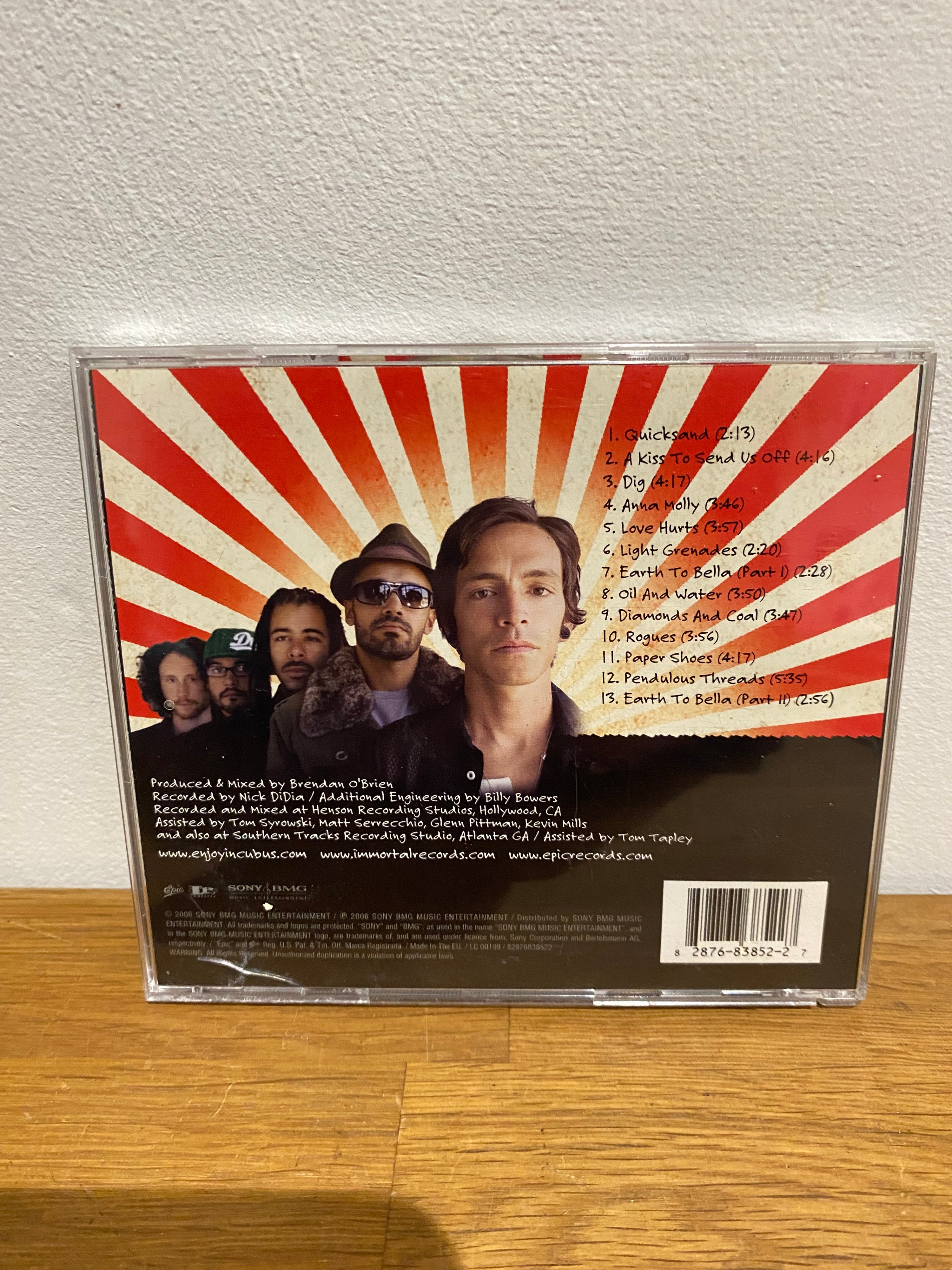 Incubus - Light Grenades , 2006 , cd album.