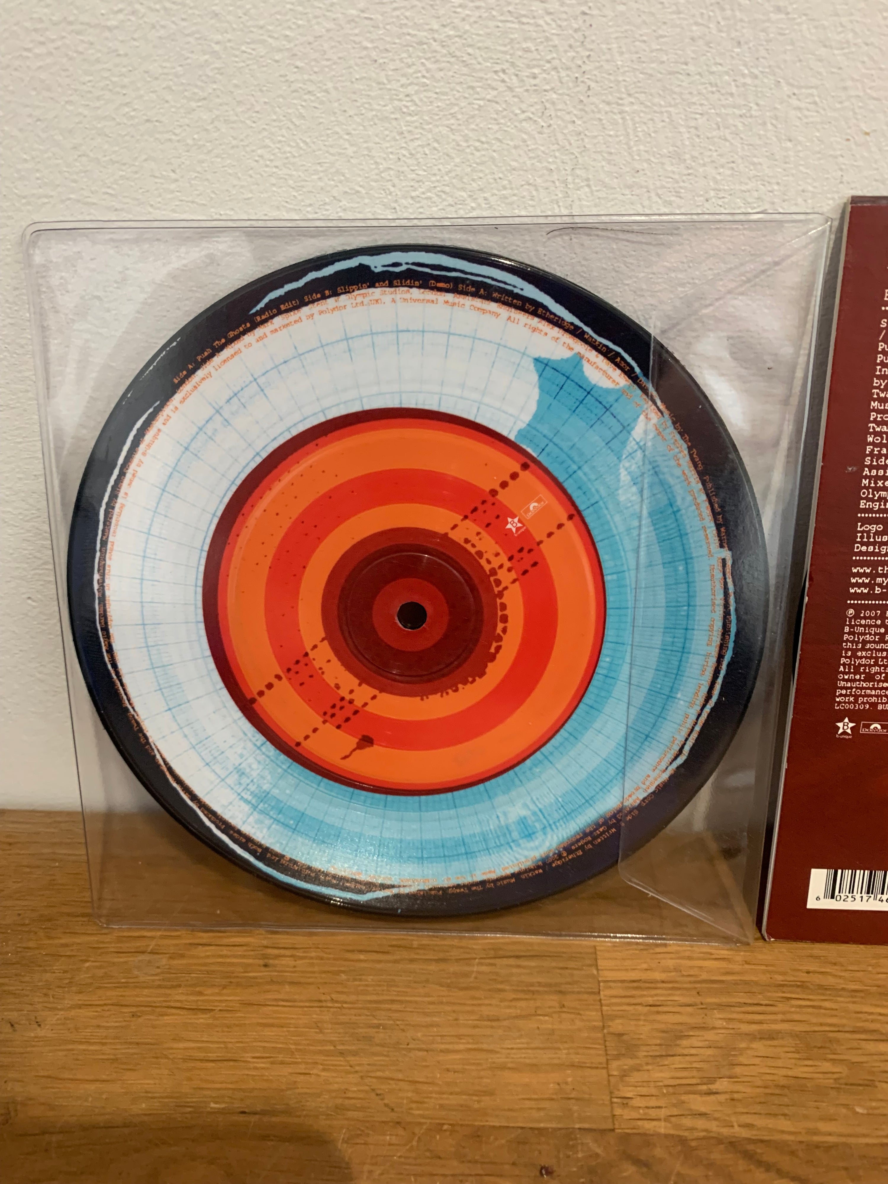 The Twang - Push the ghosts, 7” single + 7” picture disc .