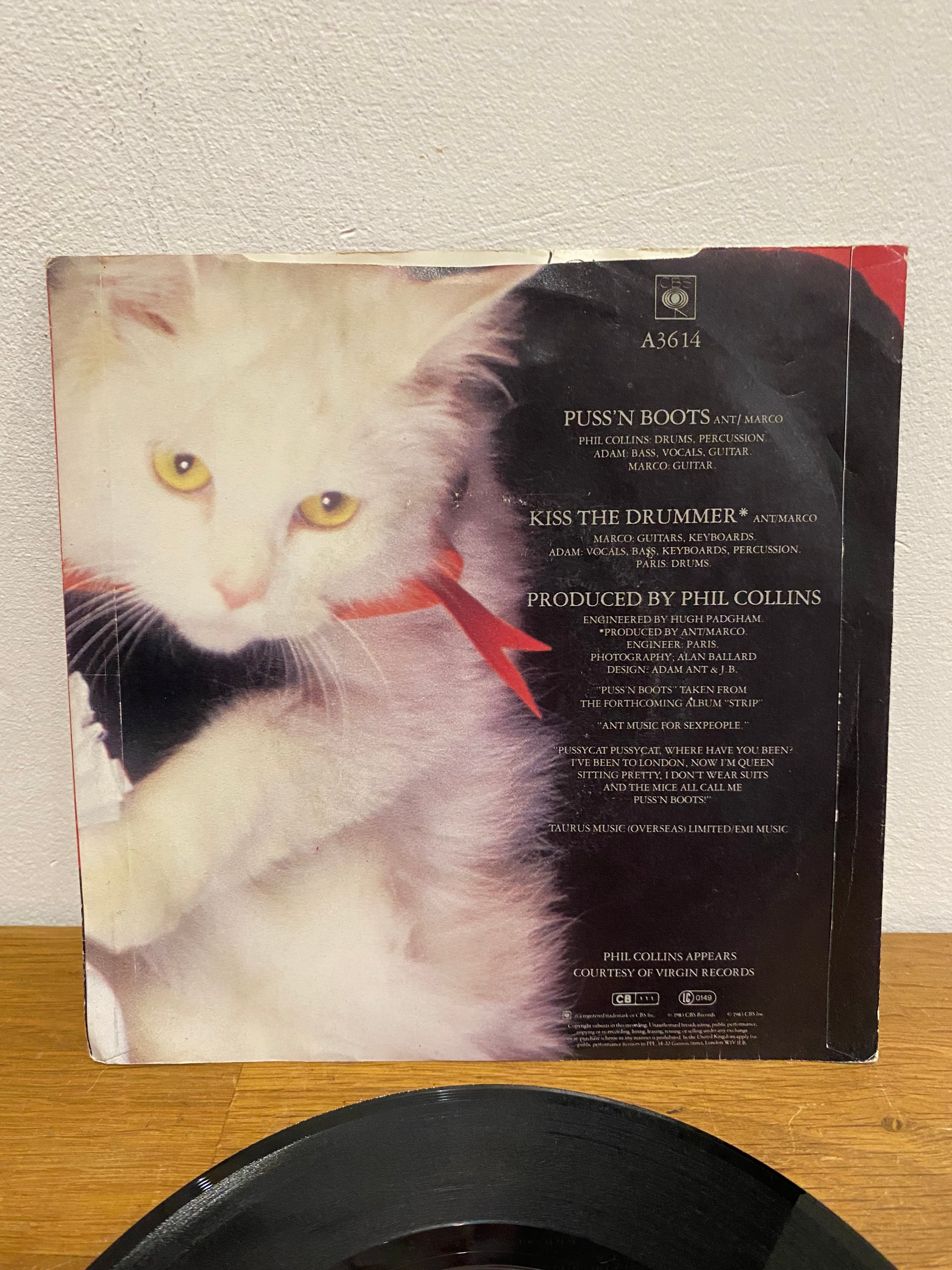 Adam Ant - Puss’N Boots , 1983 , 7 inch vinyl