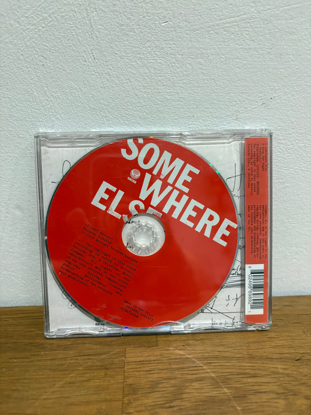 Razorlight - Somewhere Else, 2 track cd single, 2005.