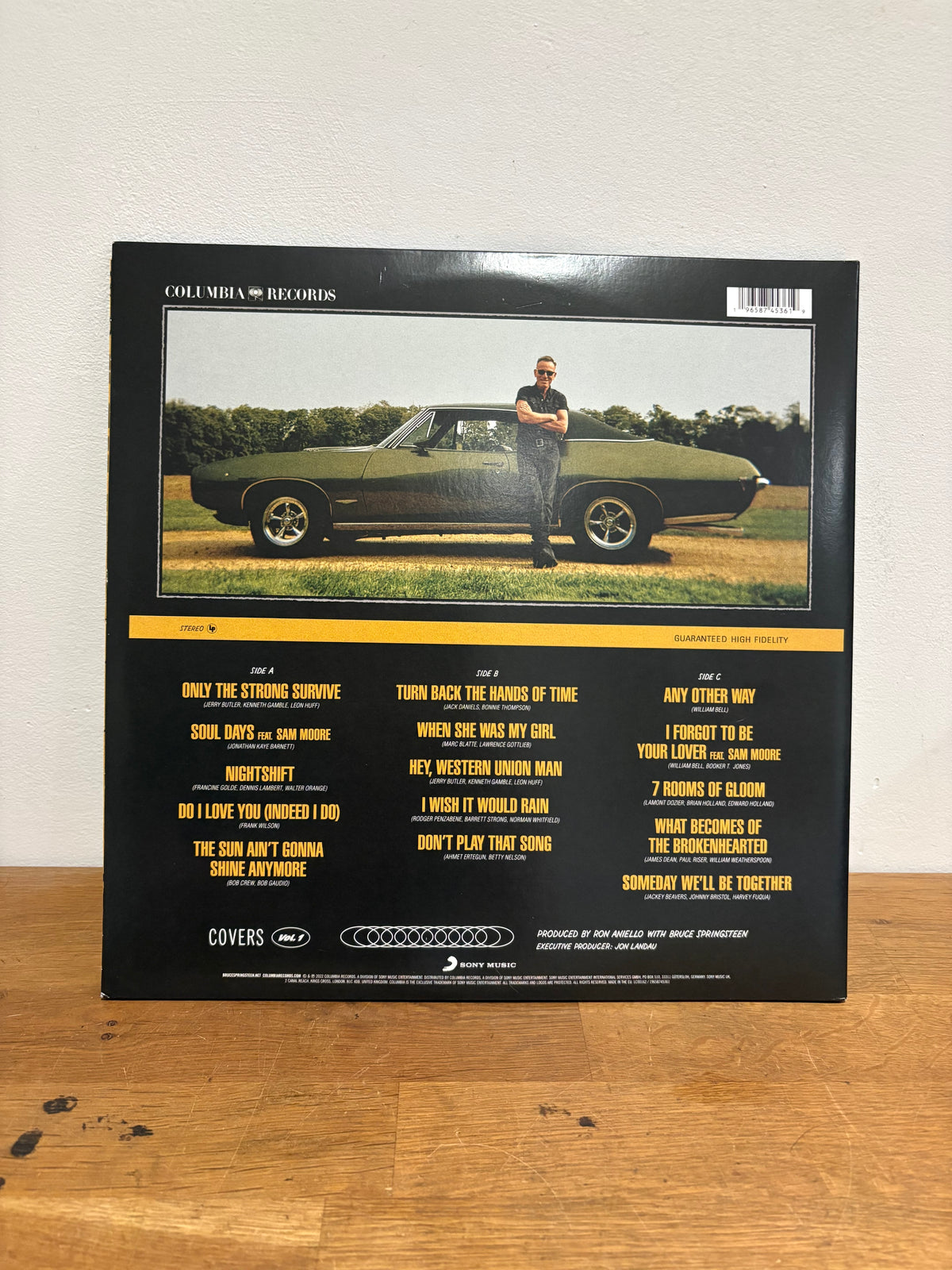 Bruce Springsteen - Covers Vol 1, double album , D side Etched, 2022.