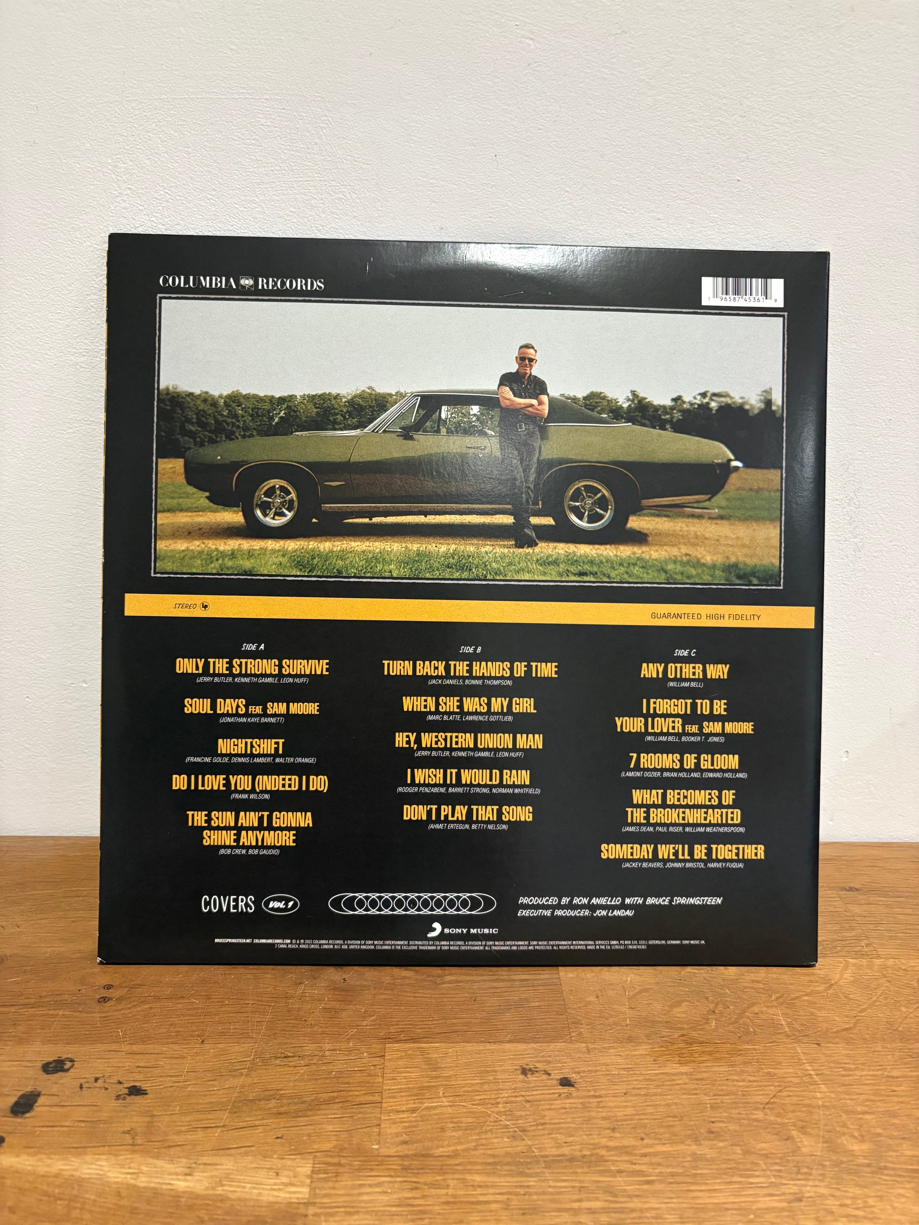 Bruce Springsteen - Covers Vol 1, double album , D side Etched, 2022.