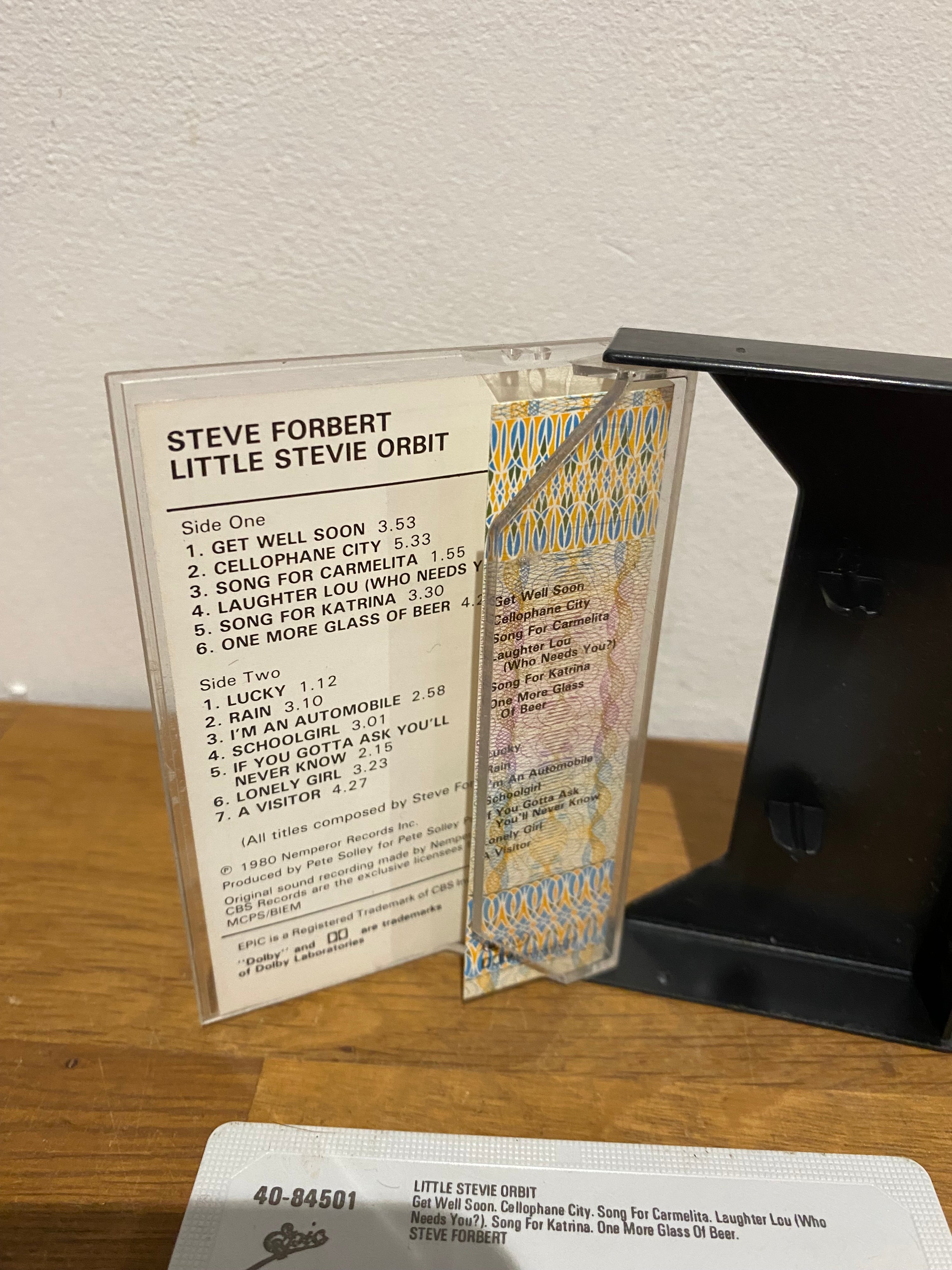 Steve Forbert - Little Stevie Orbit, Cassette Album ,Epic 1980 , LC0199