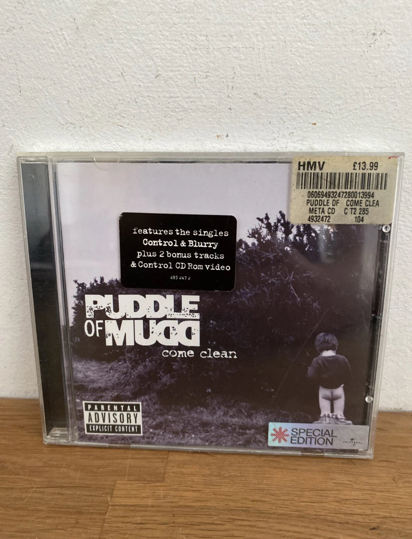 Puddle of Mudd Come Clean Special Edition CD album front cover