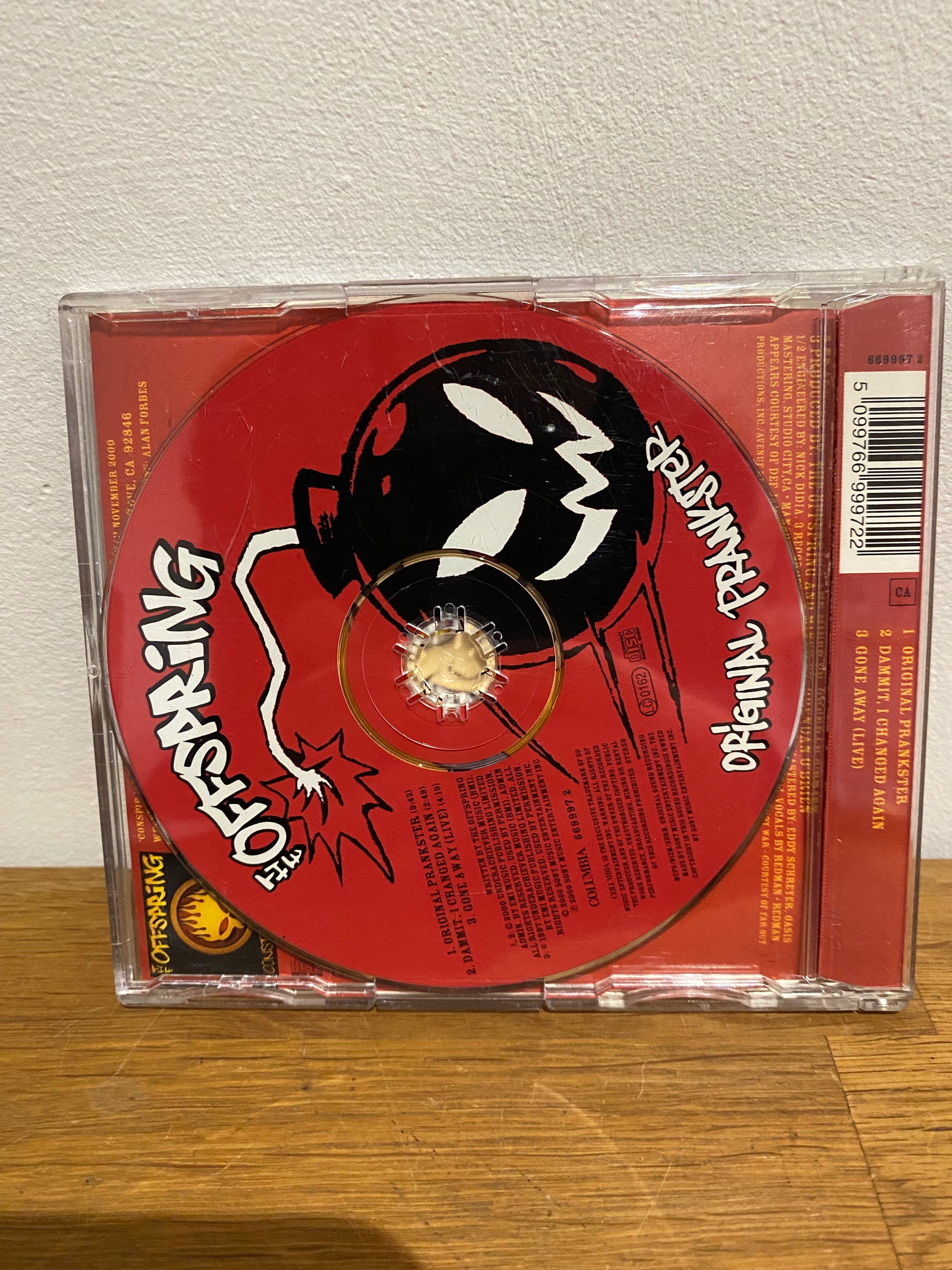 The Offspring - Original Prankster, 2000 cd single