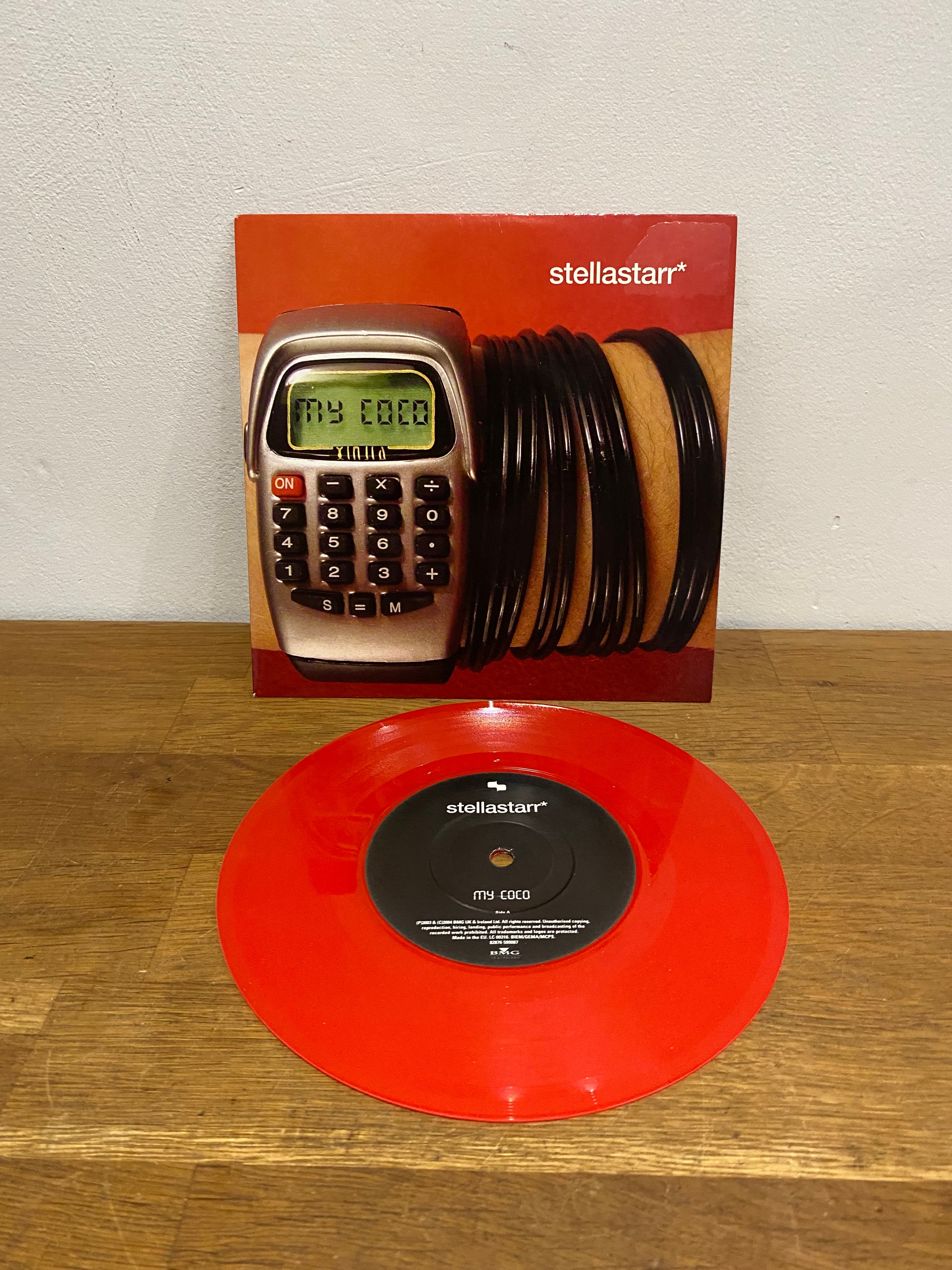 Stellastarr - My Coco , 7” red vinyl, BMG 2004.