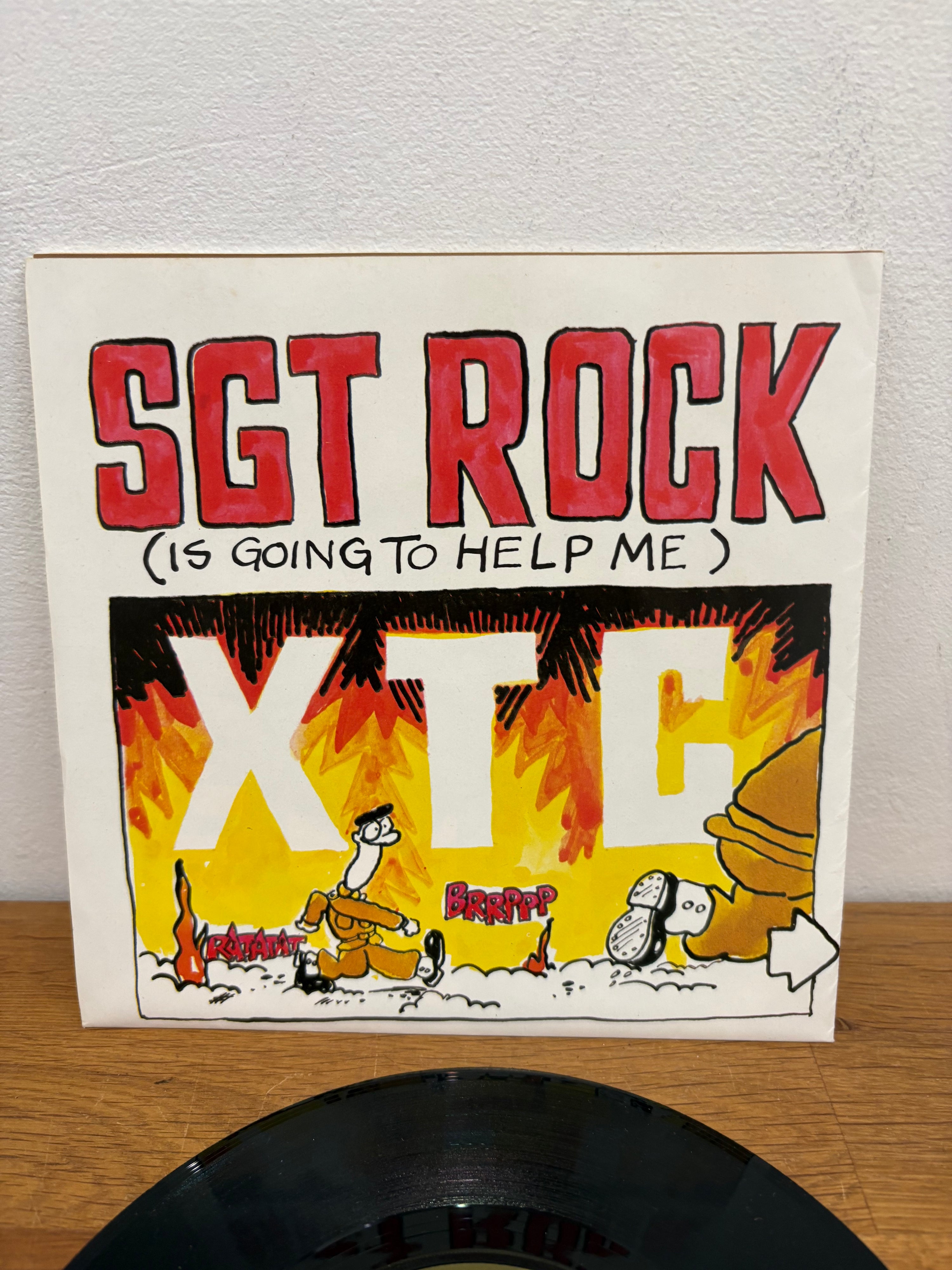 XTC - Sgt Rock (Is going to help me) 7 inch single , poster sleeve