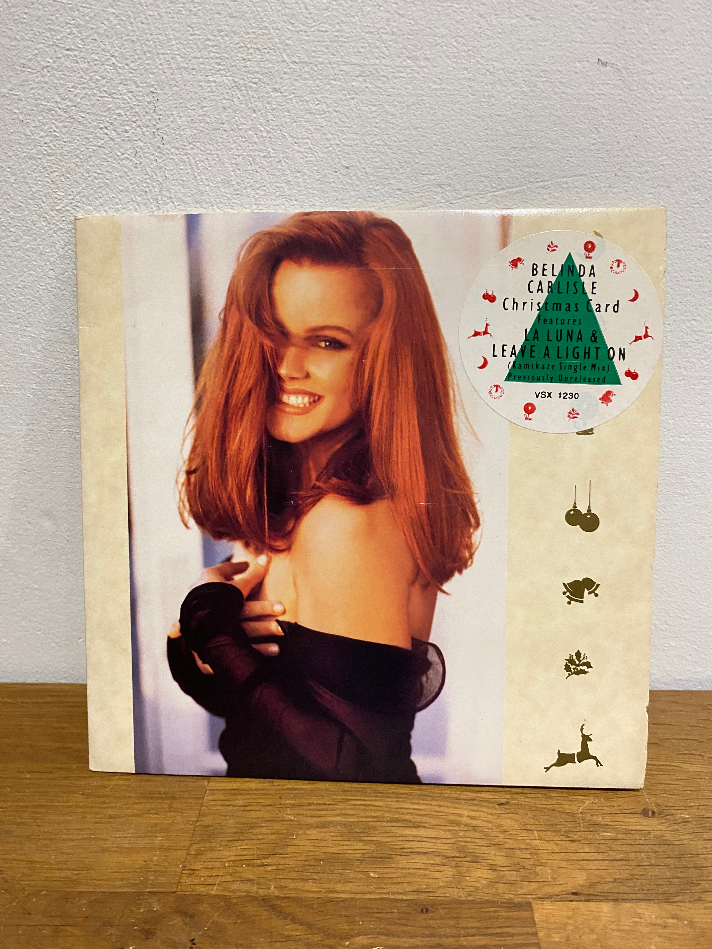 Belinda Carlisle - La Lune , Christmas card gatefold sleeve .