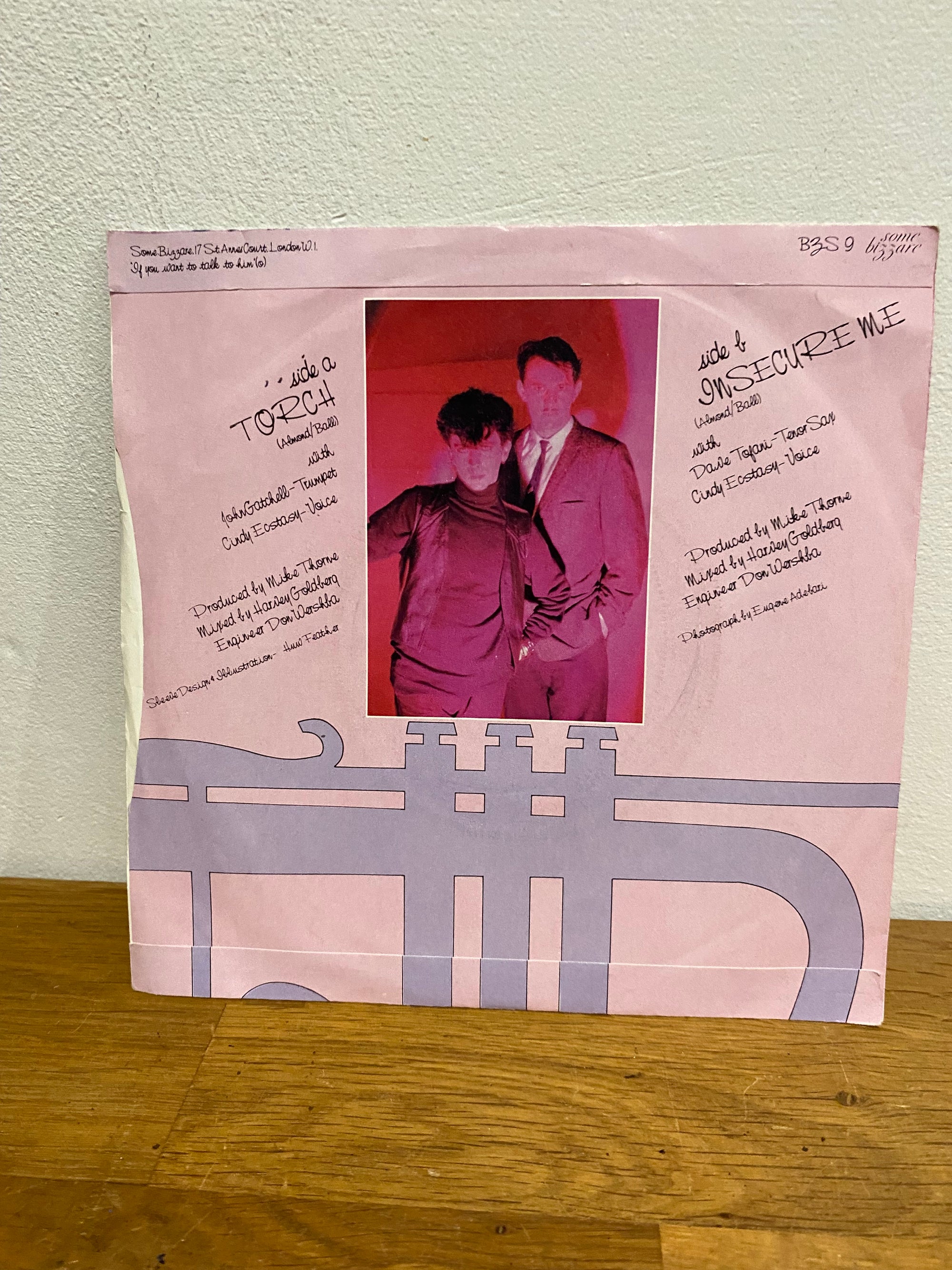 Soft Cell - Torch , 7” single, 1982 Phonogram BZS9
