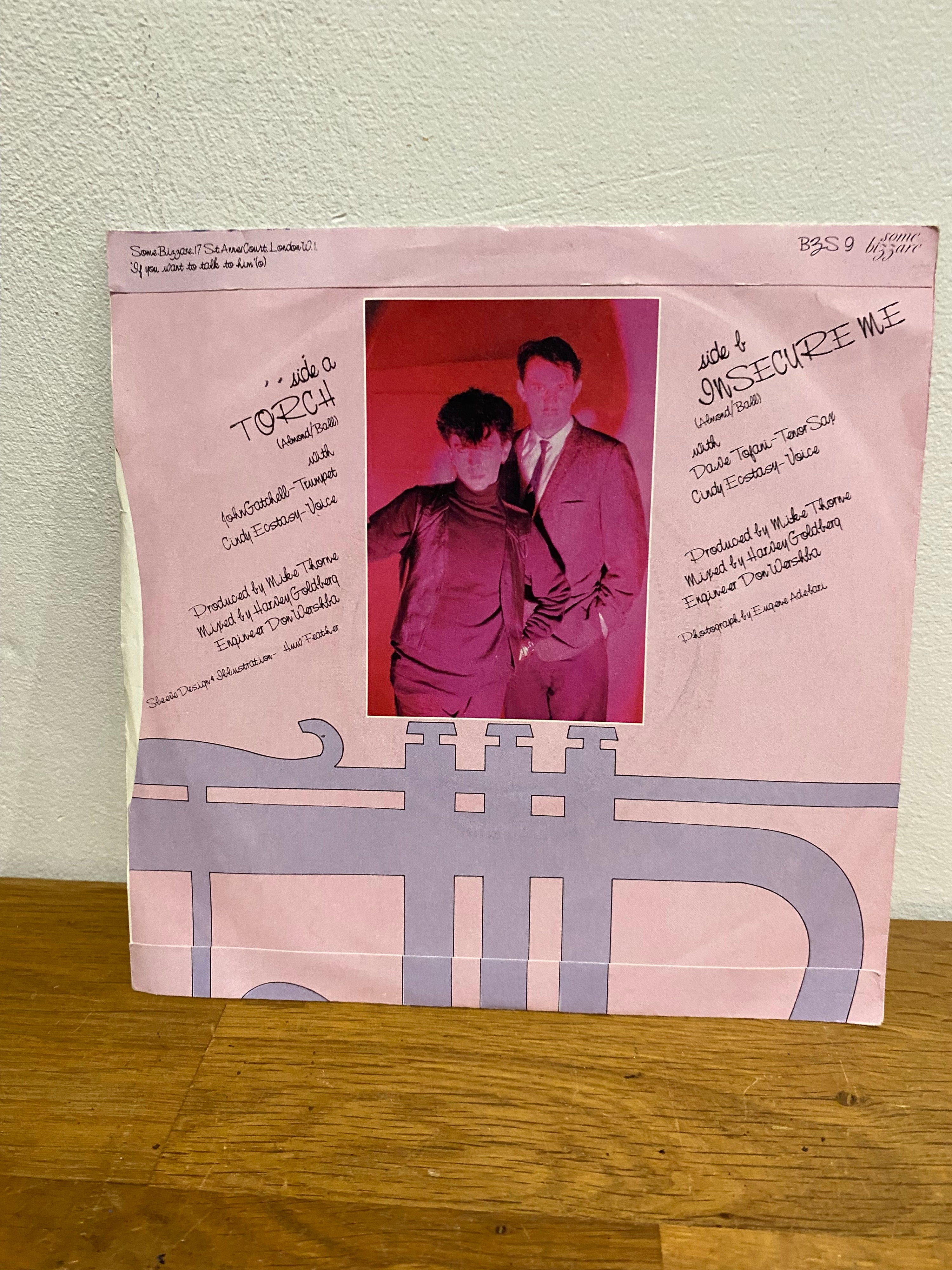 Soft Cell - Torch , 7” single, 1982 Phonogram BZS9