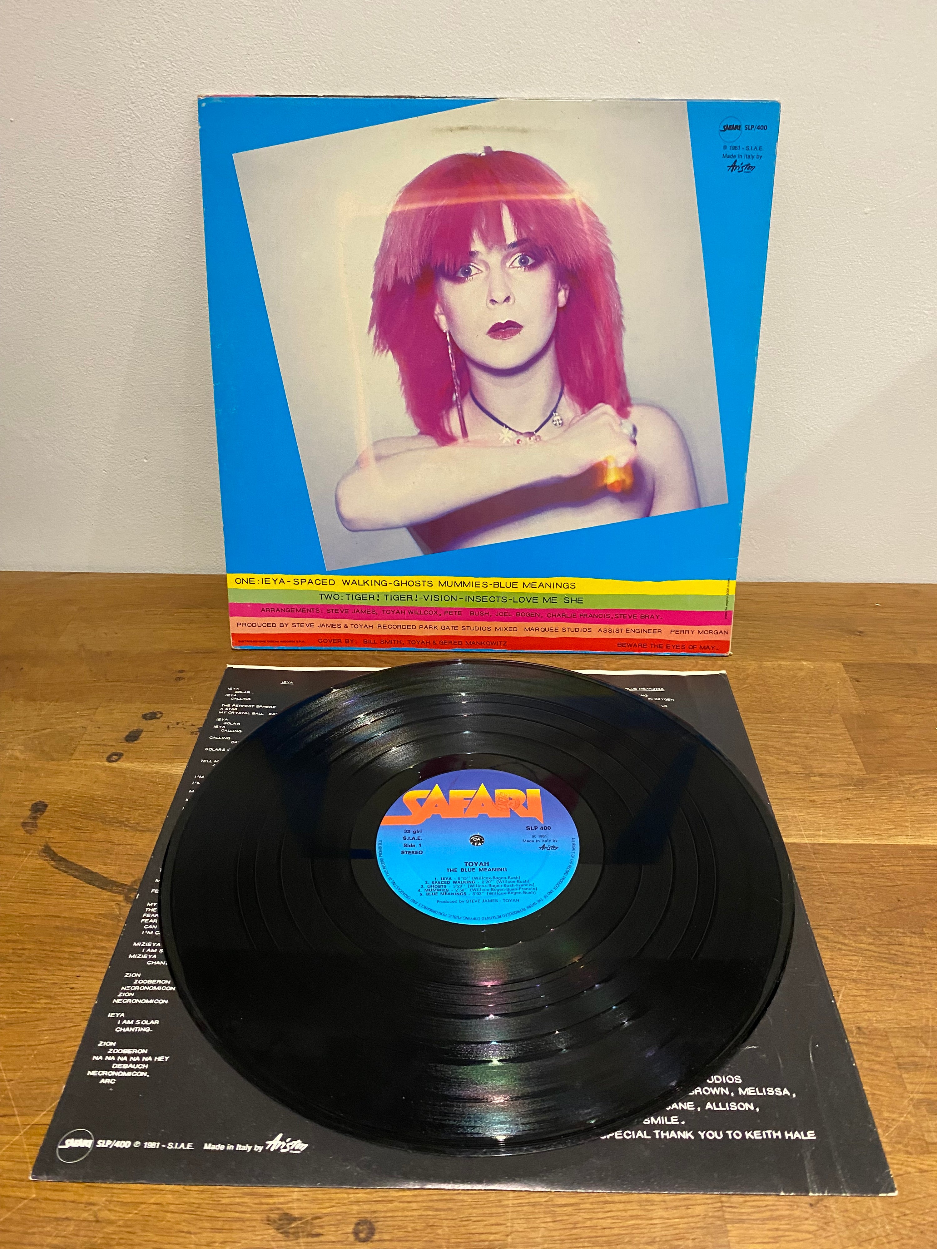 Toyah - The Blue Meaning, vinyl Lp, 1981 , Safari SLP/400