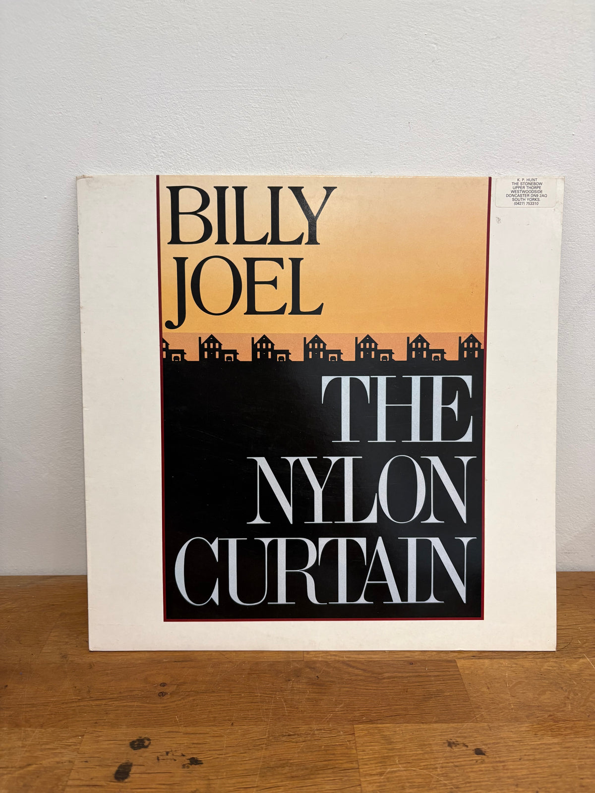 Billy Joel - The nylon curtain, 12 inch LP album , CBS 1982.