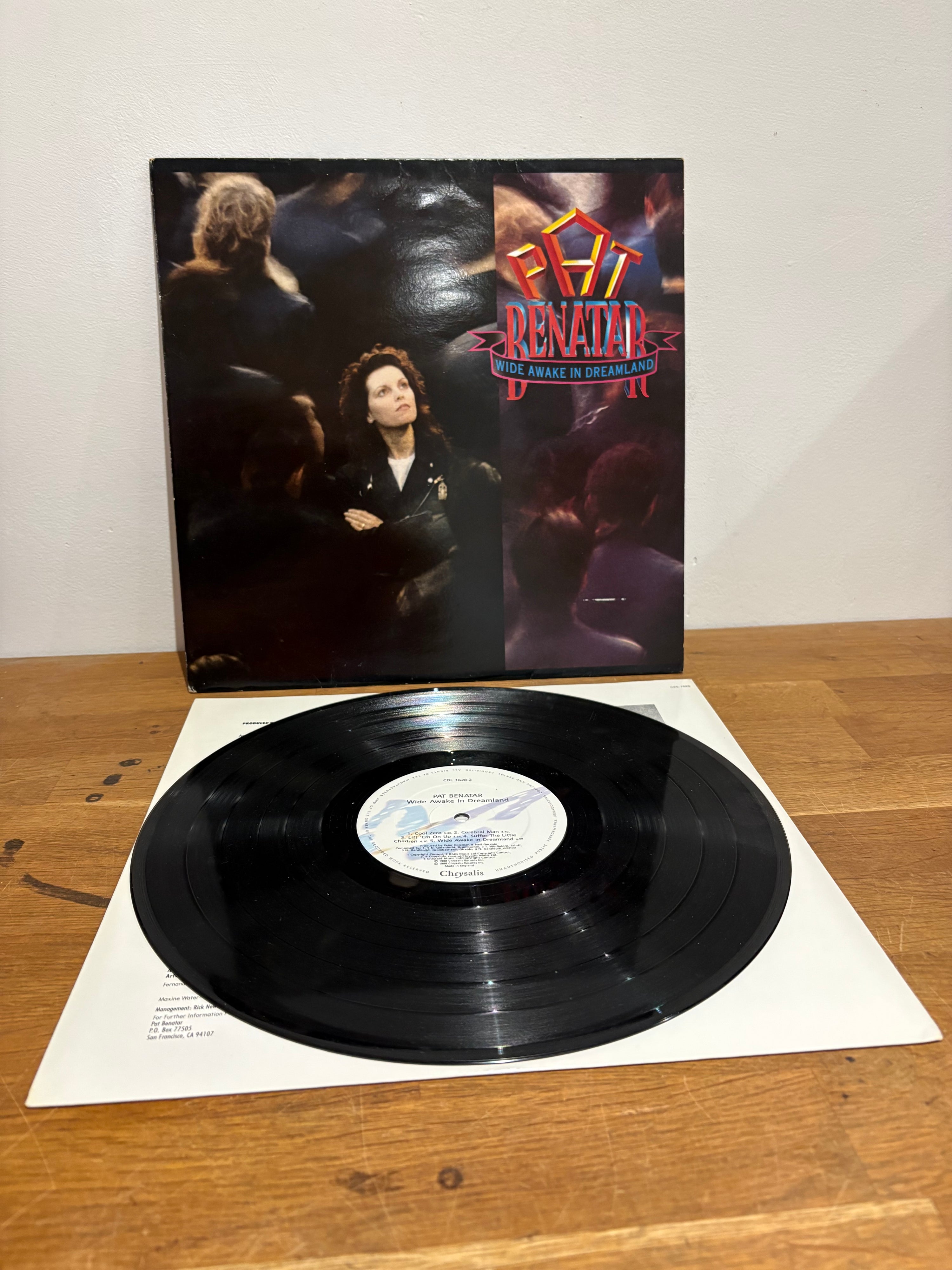 Pat Benatar - Wide awake in dreamland, vinyl LP album , Chrysalis 1988.