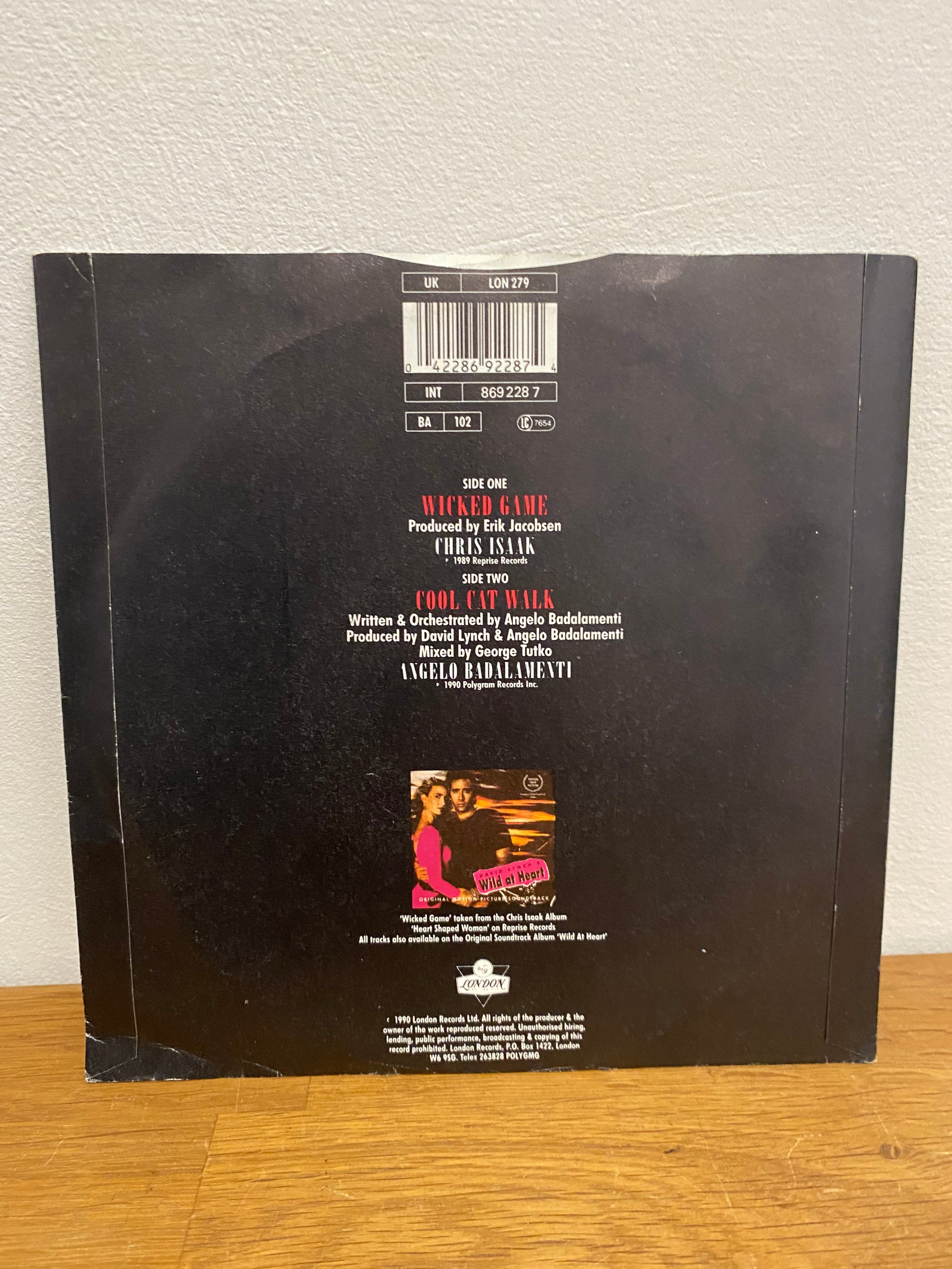 Chris Isaak - Wicked Game , 7” single