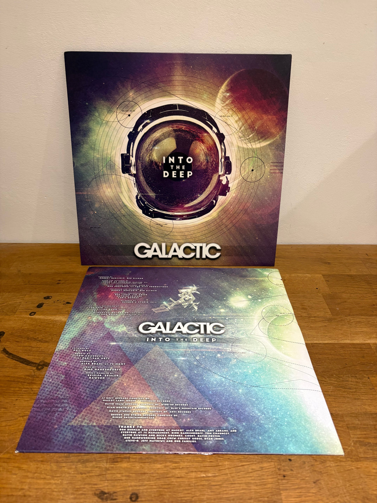 Galactic - Into the deep , LP album, 2015 Mascot Music Productions.