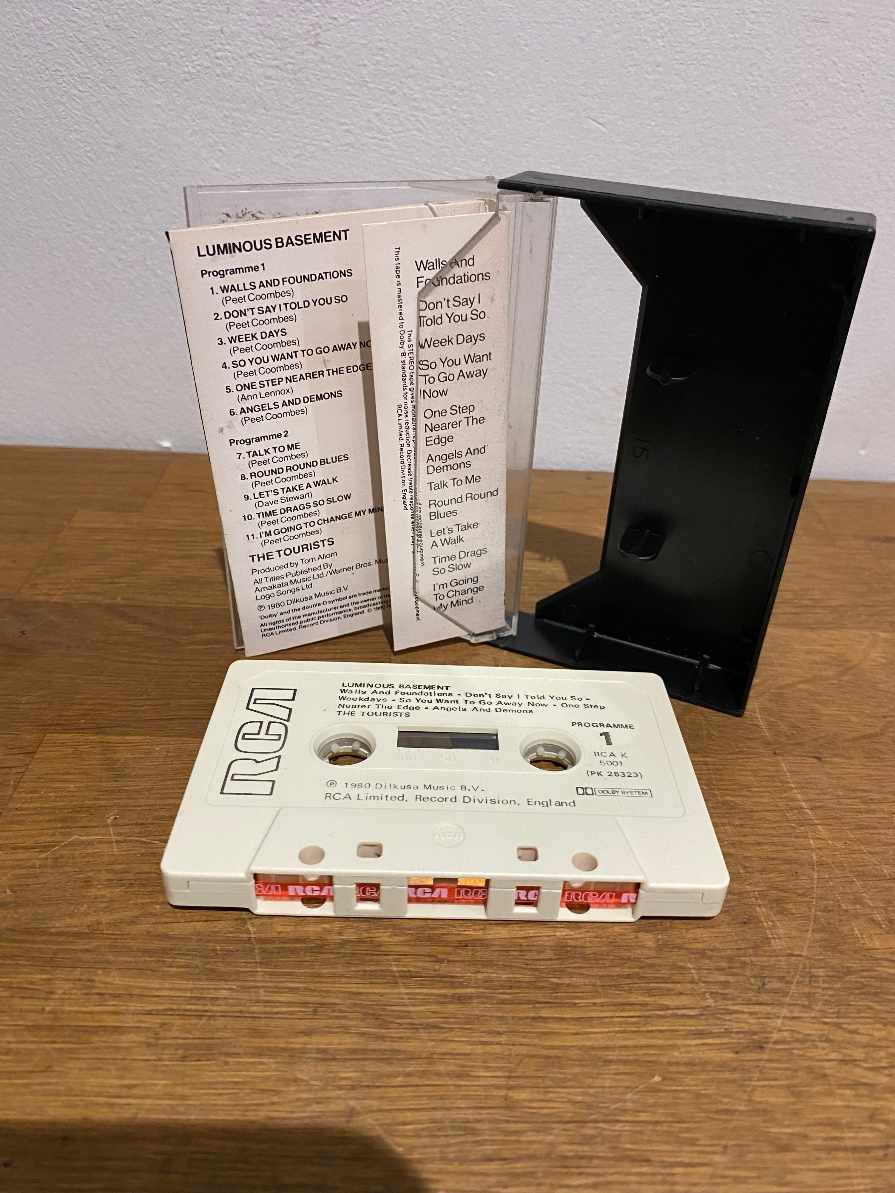 The Tourists - Luminous Basement, Cassette Album , RCA, RCA K 5001, 1980.