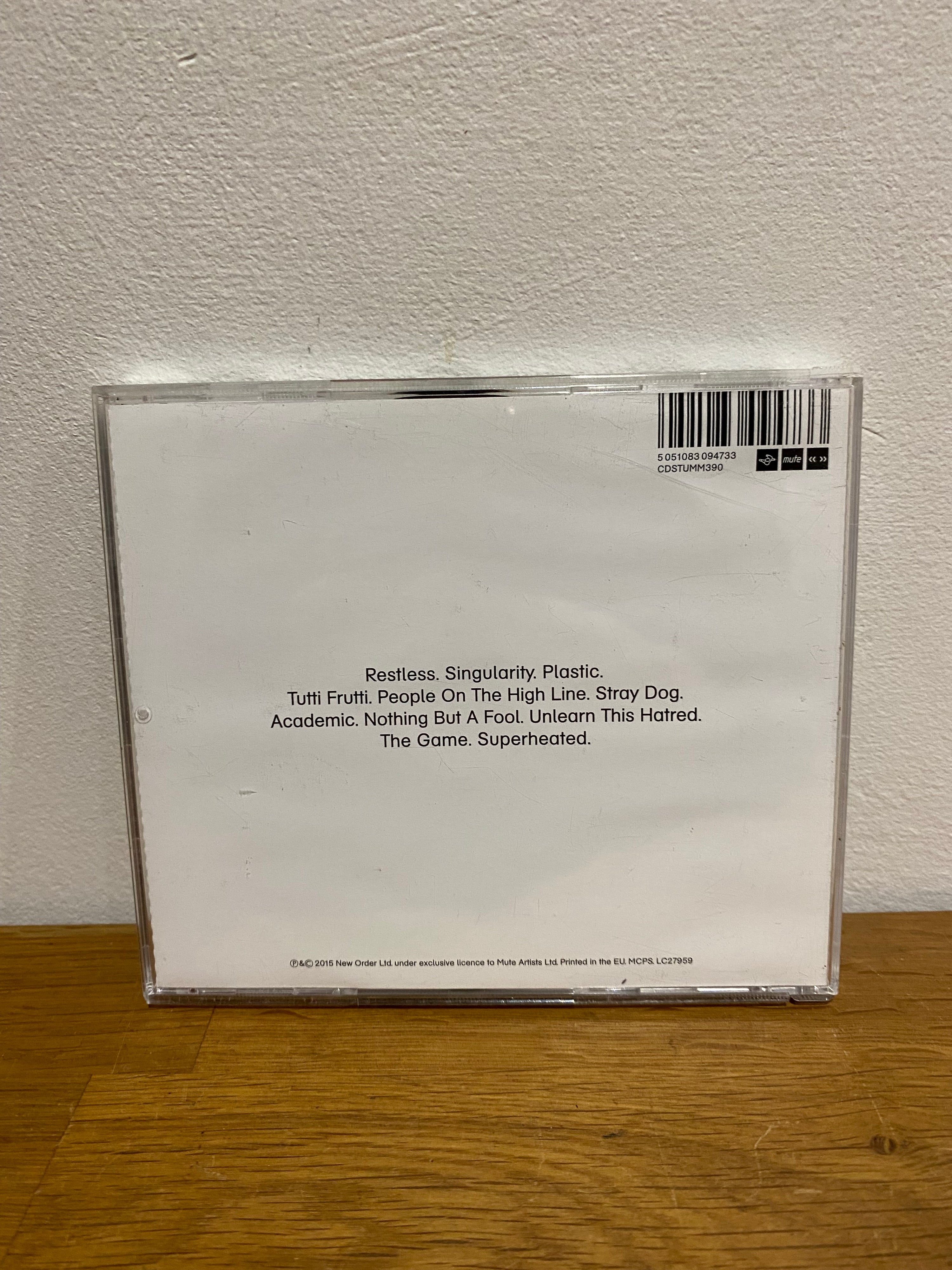 Rare New Order , Music Complete , Blank cd , shop display cd , not playable…