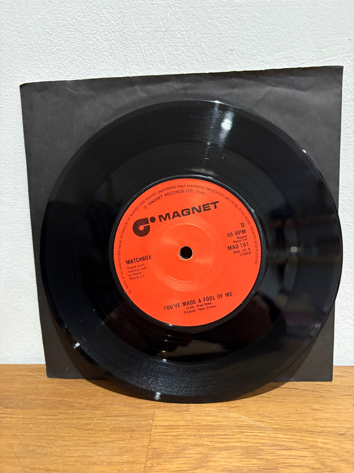 Matchbox - when you ask about love . 7 inch single, Magnet records 1980.