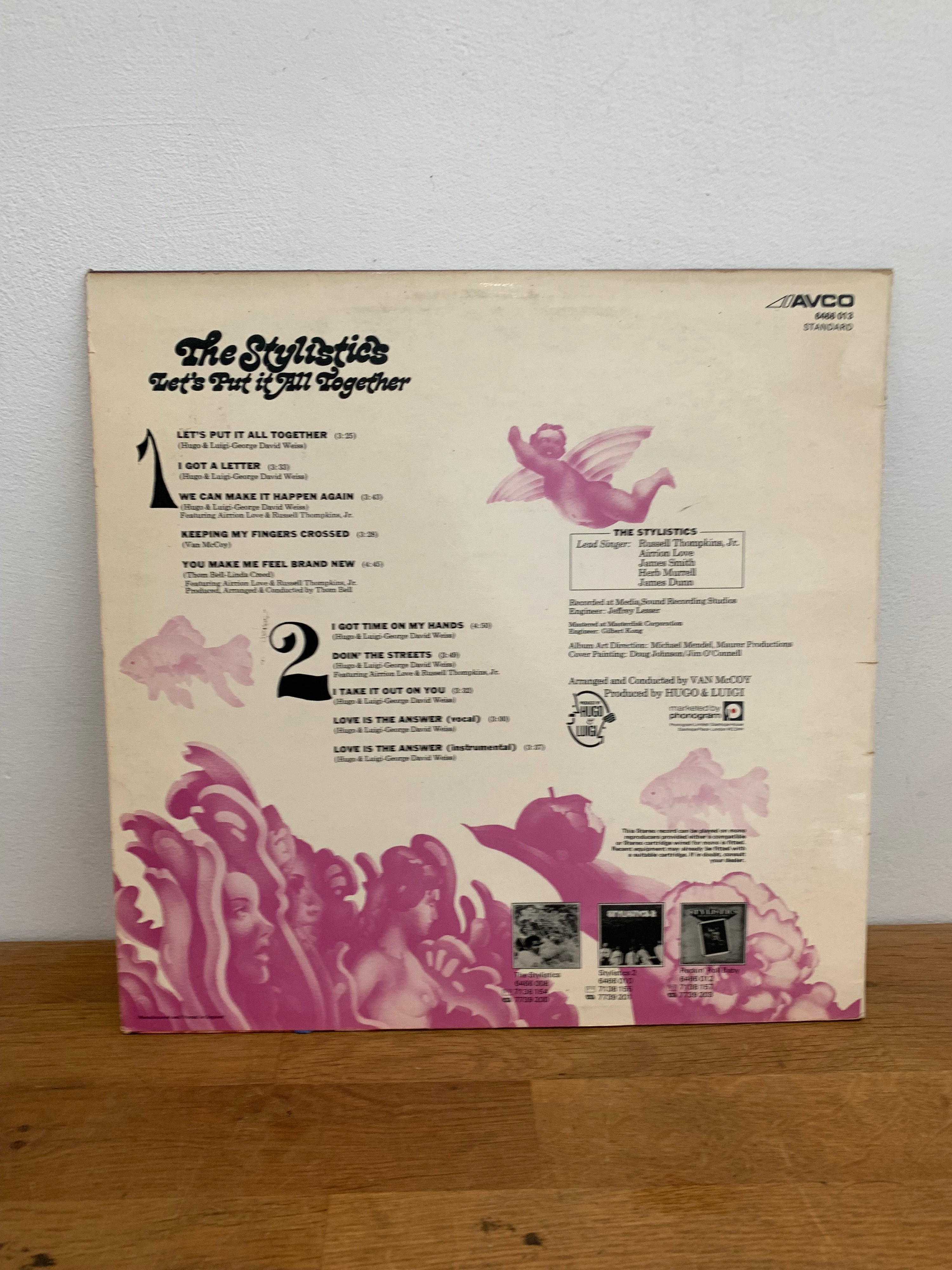 The Stylistics - Let’s put it all together, vinyl Lp album , 1975 AVCO 6466013.