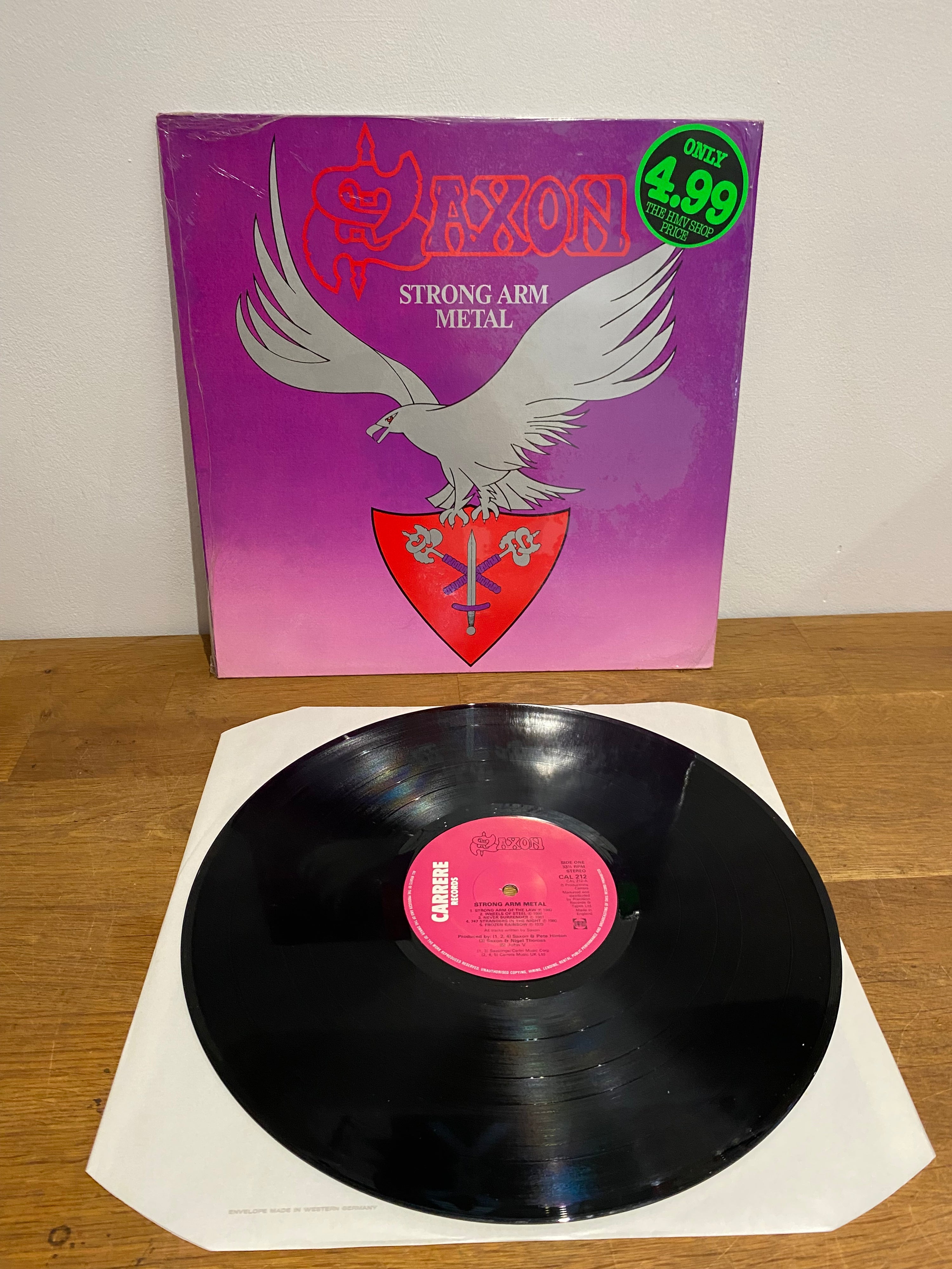 Saxon - Strong arm metal- LP vinyl