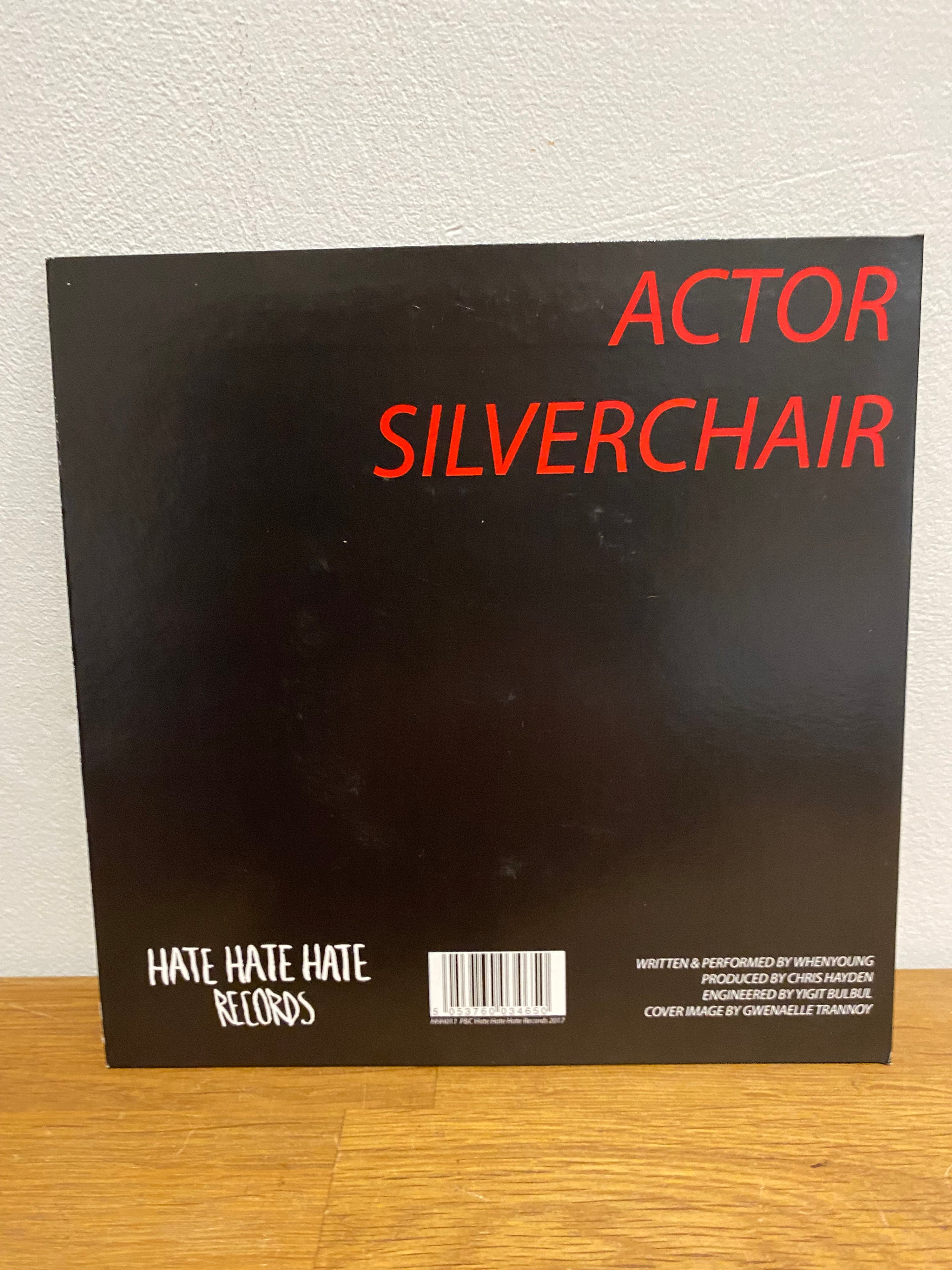 Whenyoung - Actor 7” red vinyl, Hate Hate Hate records 2017