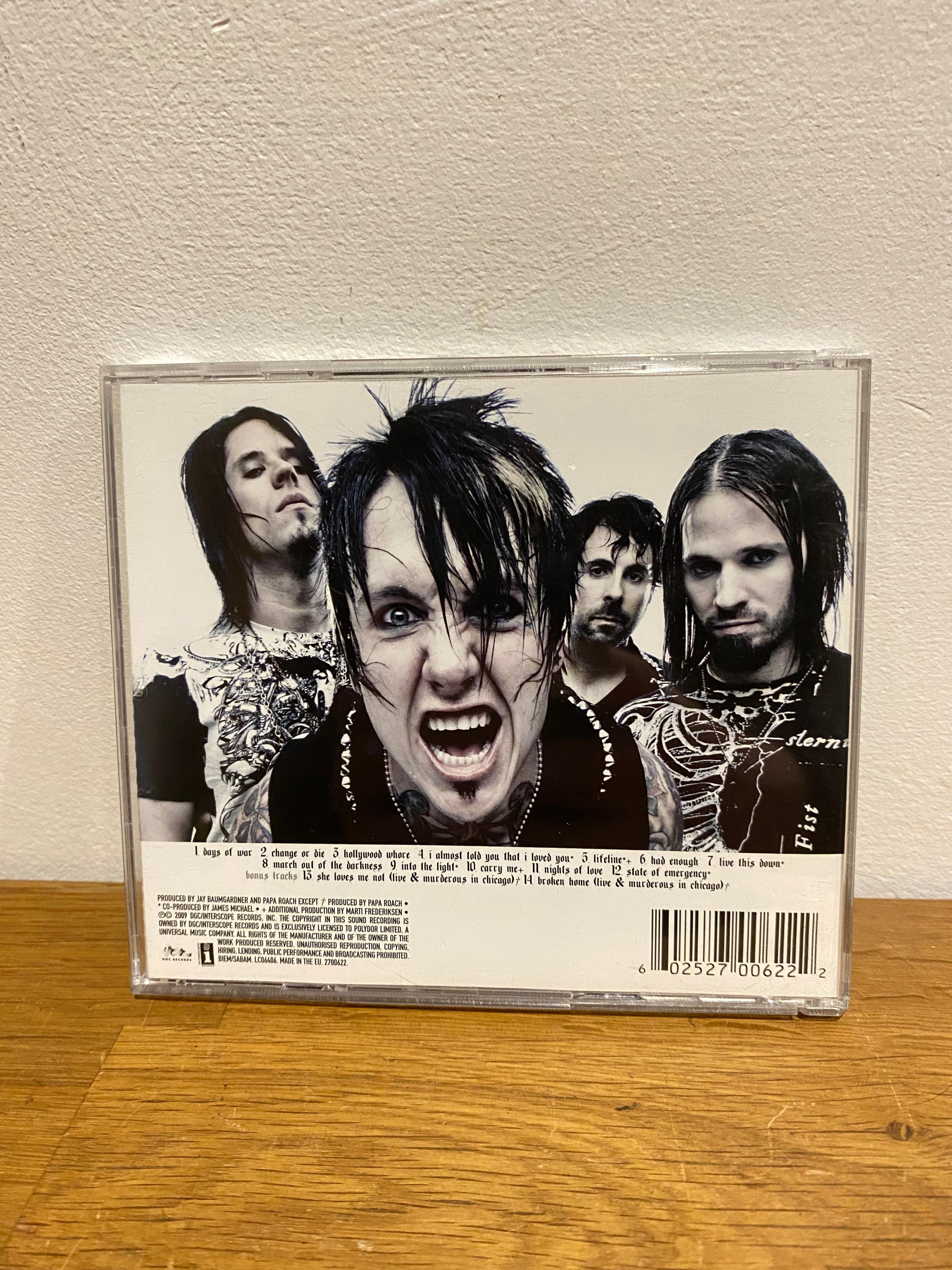 Papa Roach - Metamorphosis, cd album , 2009