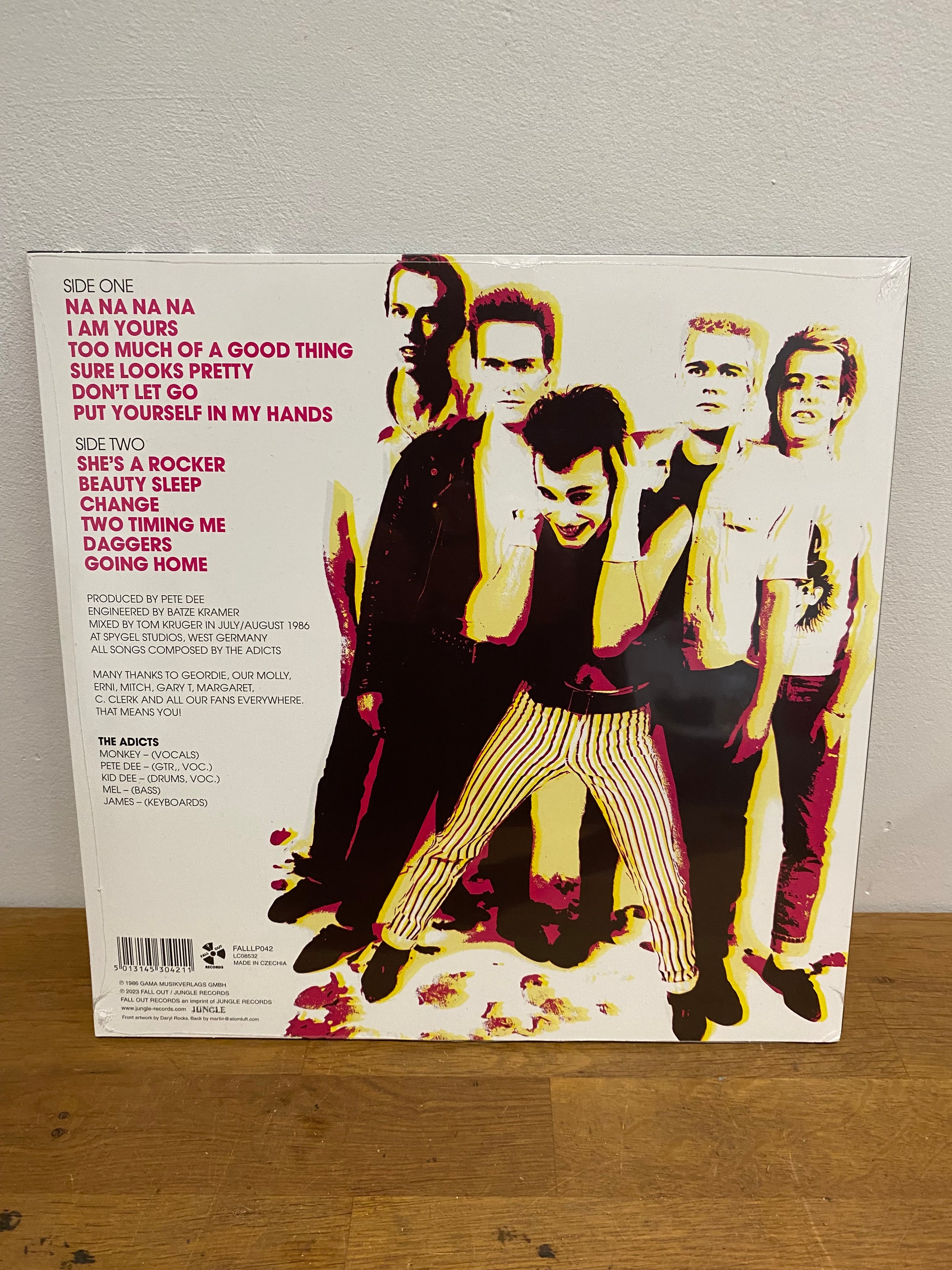 The Adicts - Fifth Overture , 2023 repressing, Ltd ed , Yellow vinyl