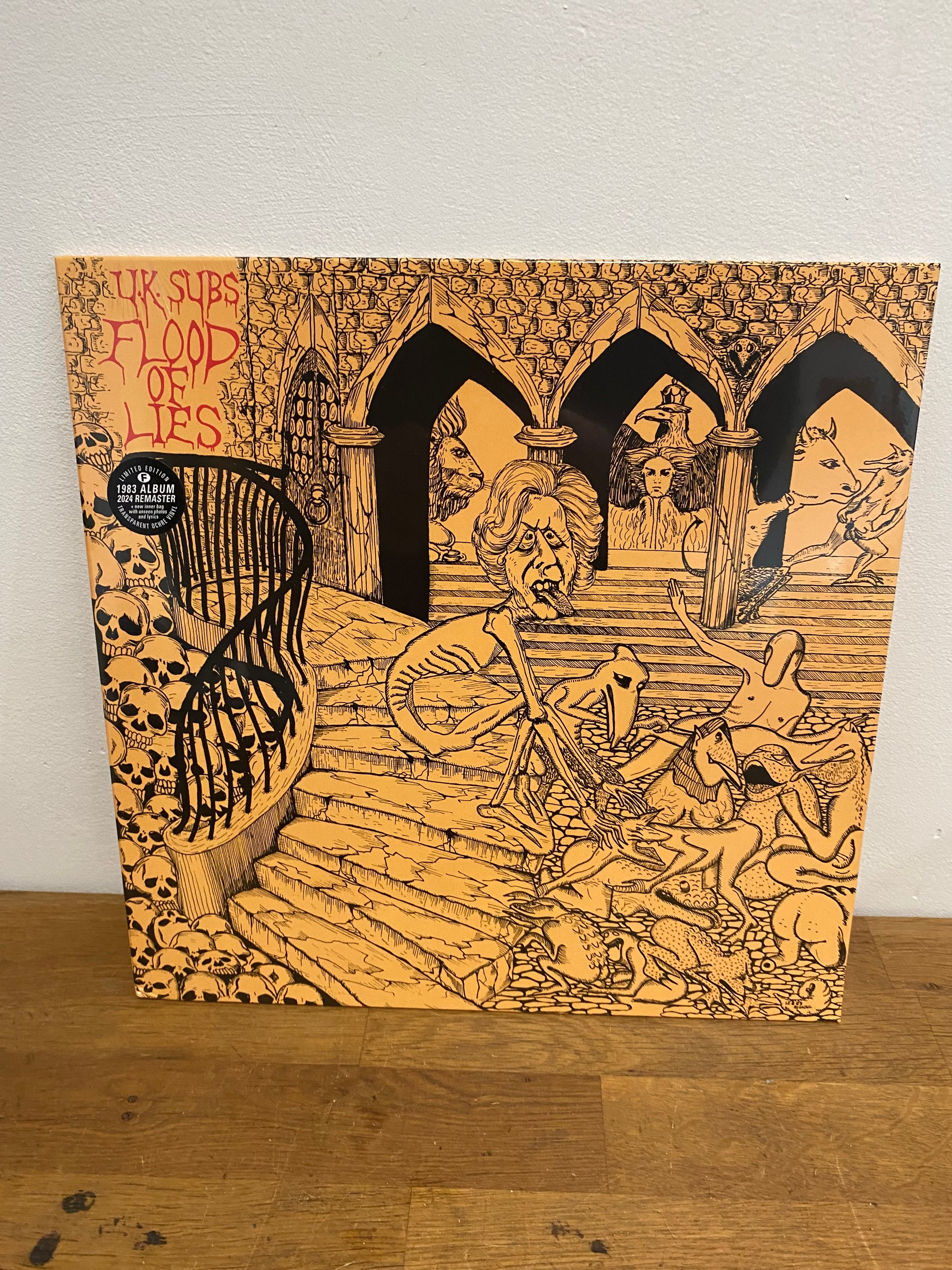 UK Subs - Flood of Lies , 2024 vinyl album, Ltd ed ,