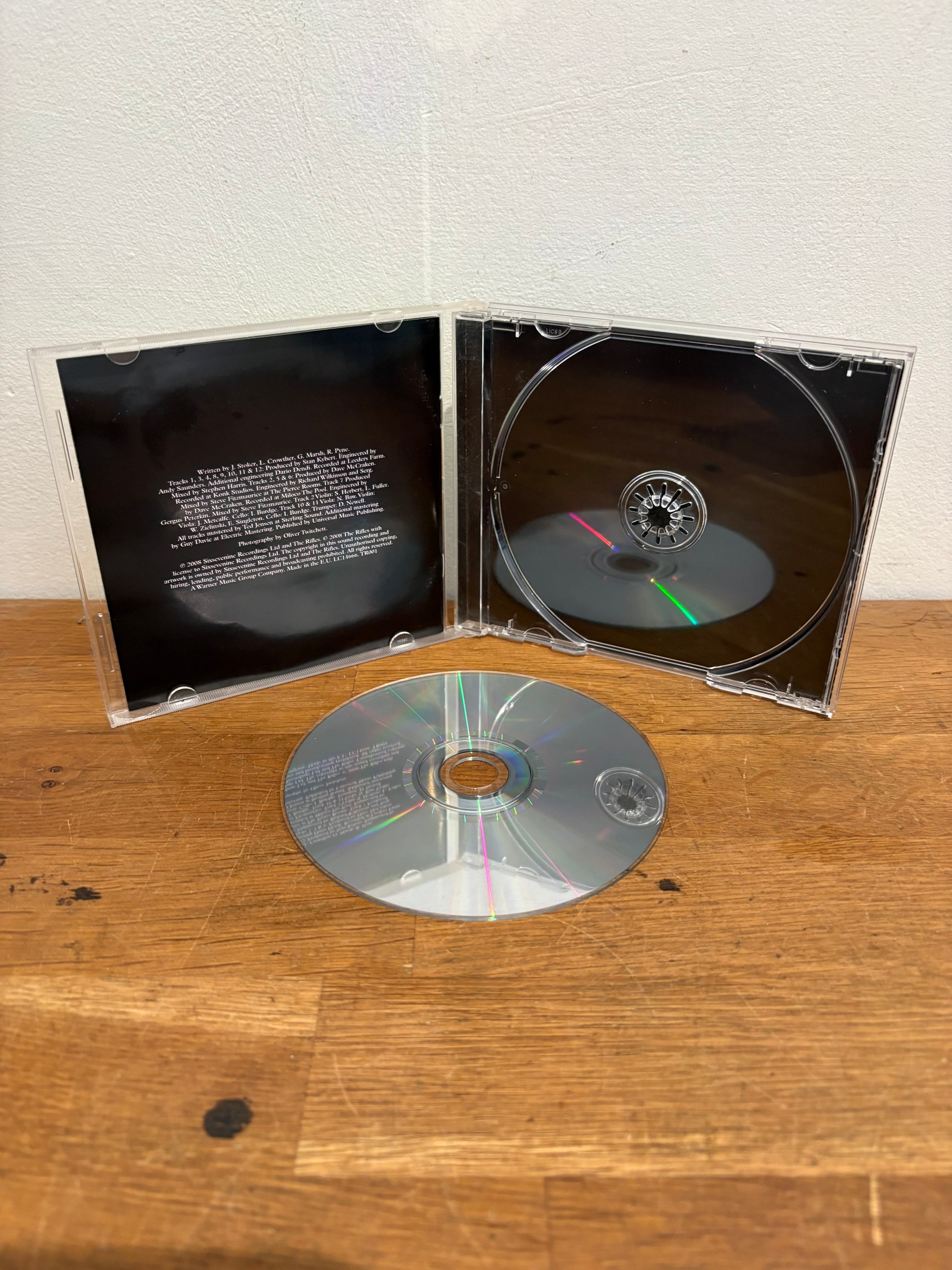 The Rifles - The Great Escape, cd album, 2008 Sixsevenine records