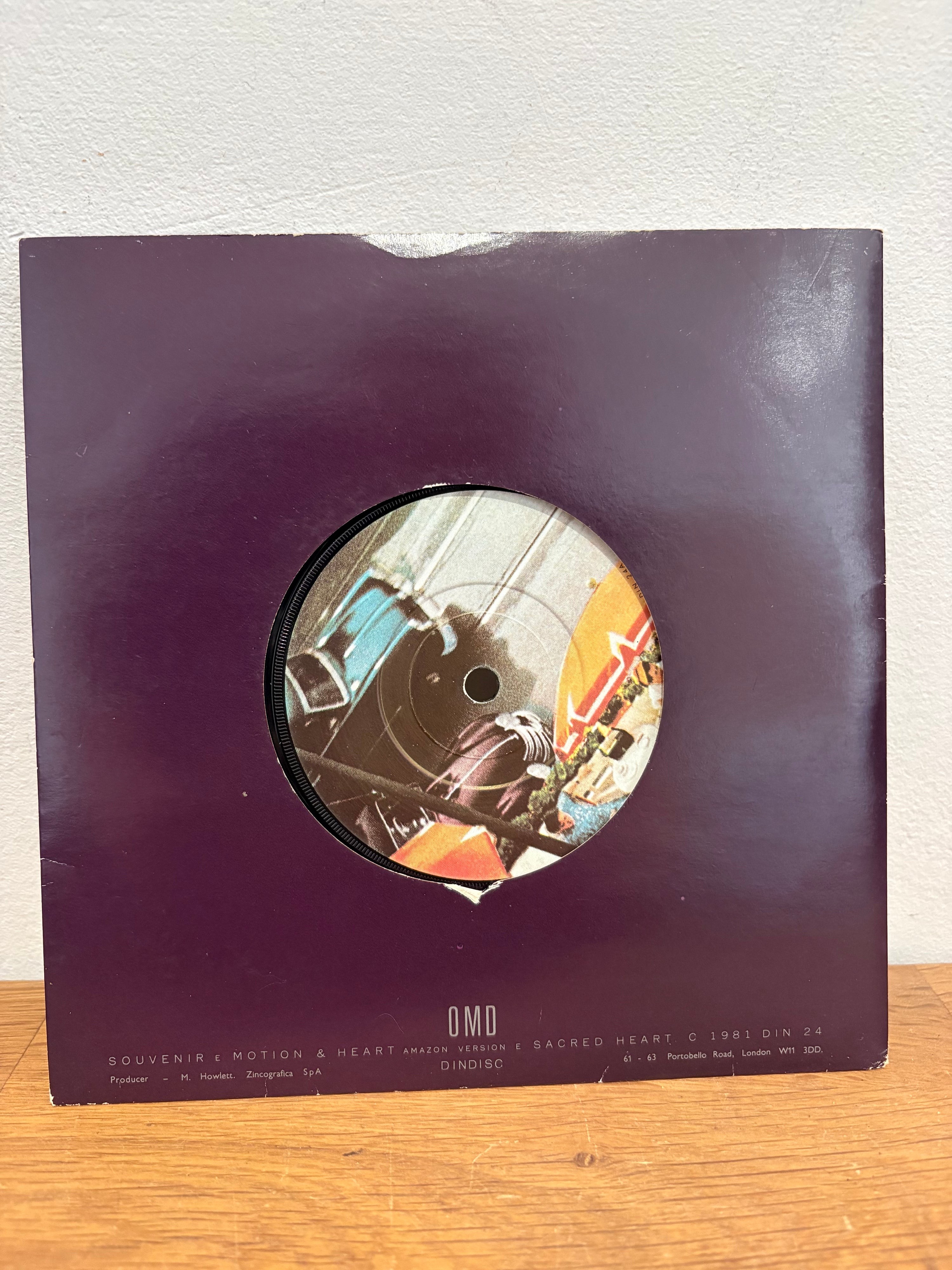 OMD - Souvenir, 7 inch single ,1981 Dindisc , DIN 24