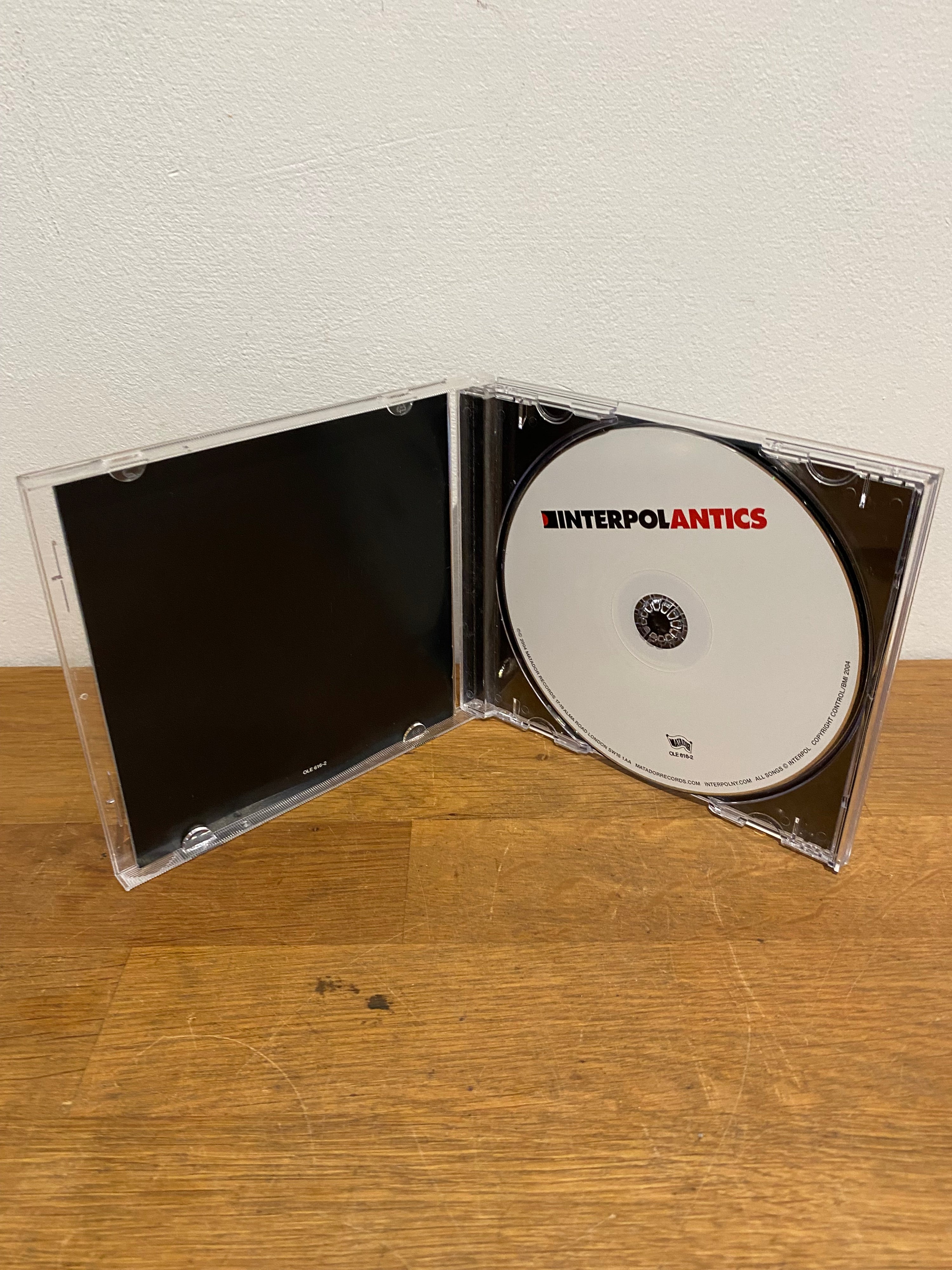 Interpol - Antics , cd album, 2004