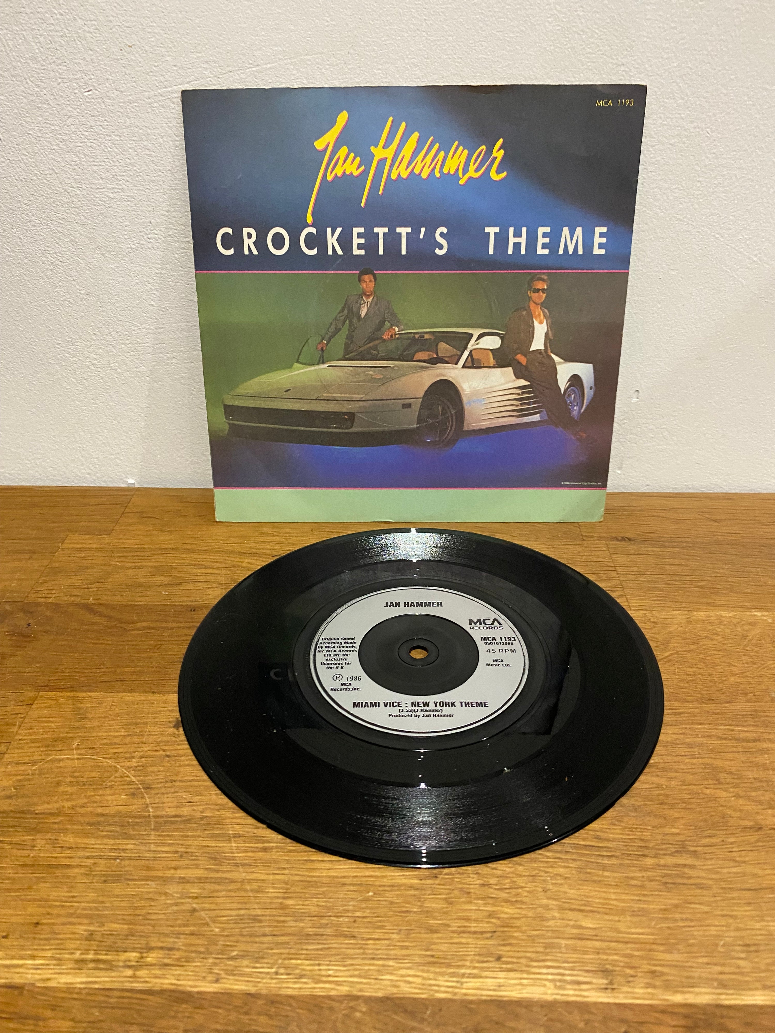 Jan Hammer - Crockett’s Theme.  7 inch single, 1986