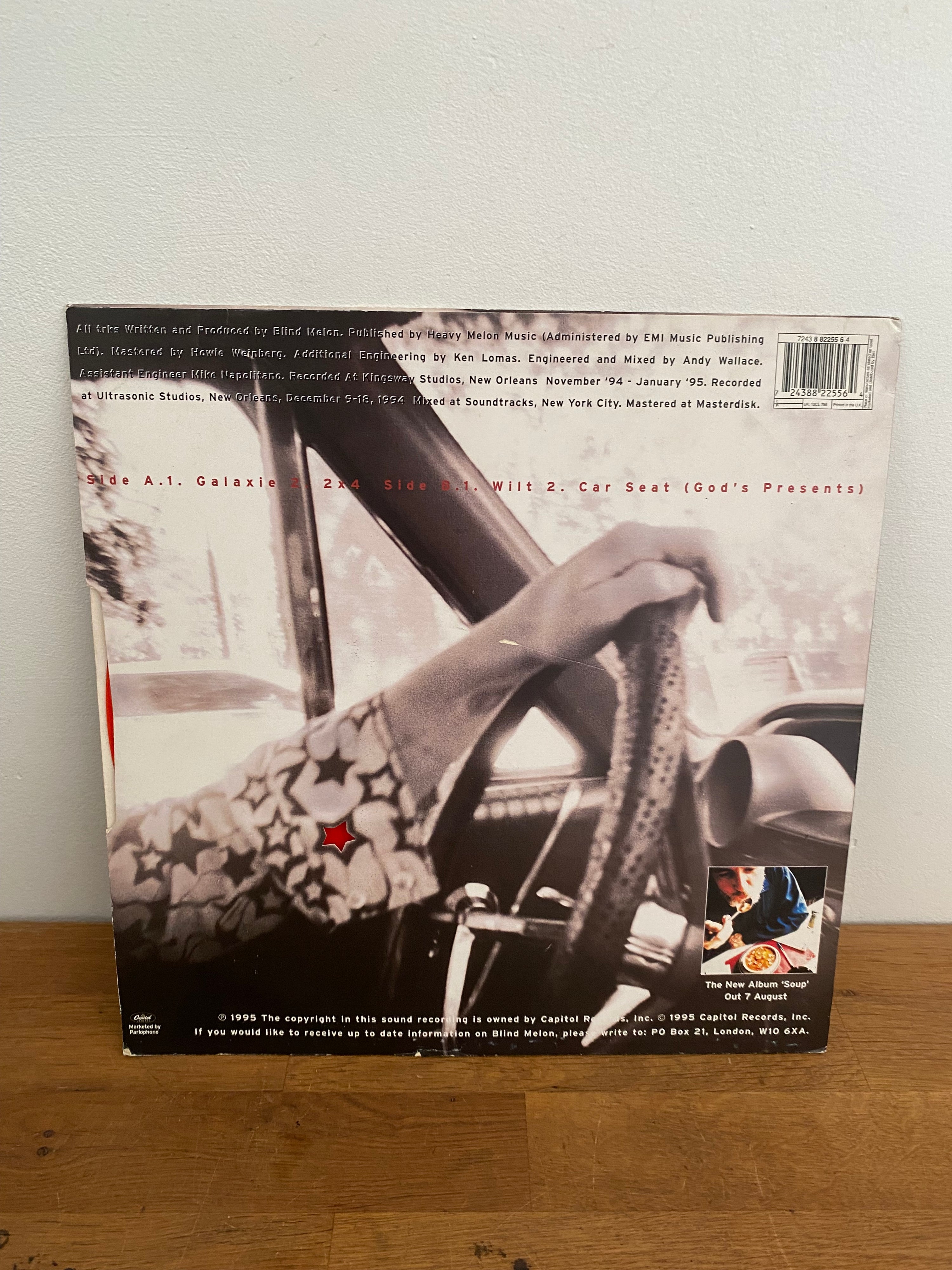Blind Melon - Galaxie , 12” red vinyl, limited edition numbered. 1995