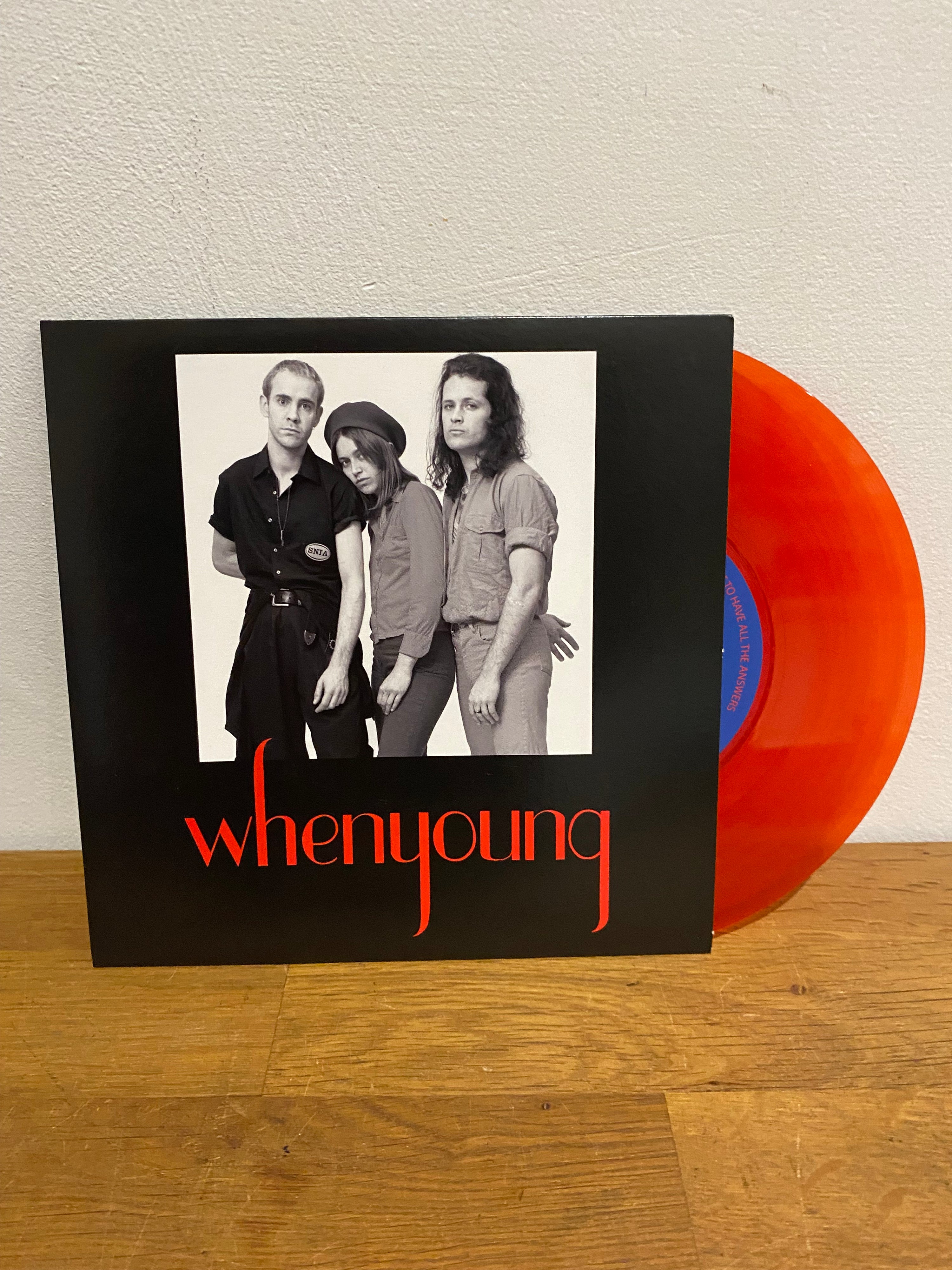 Whenyoung - Actor 7” red vinyl, Hate Hate Hate records 2017